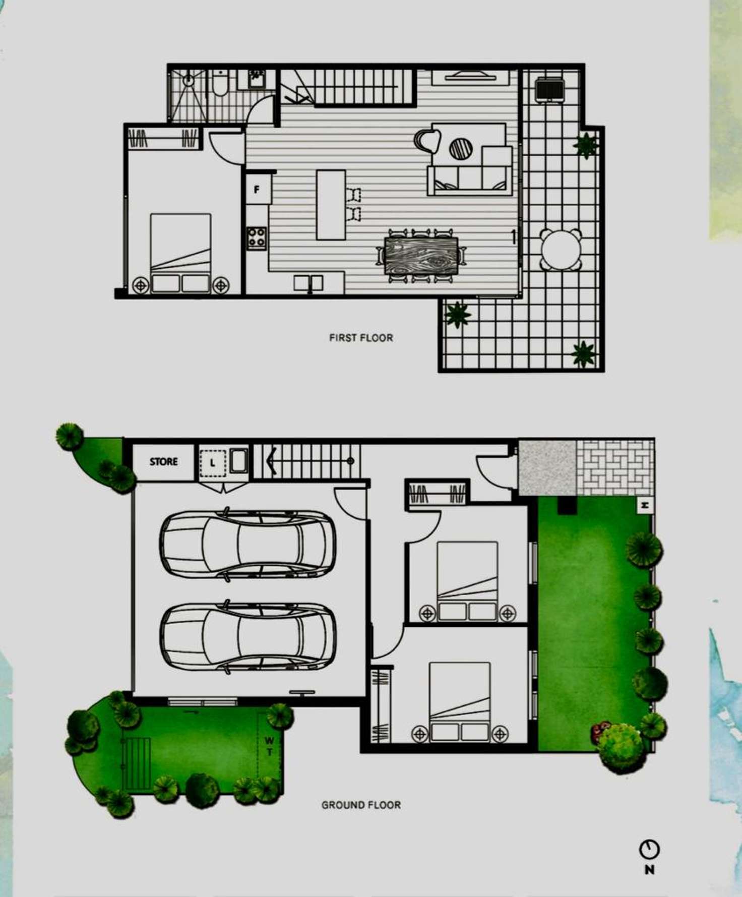 Floorplan of Homely townhouse listing, 221 Duke Street, Sunshine North VIC 3020