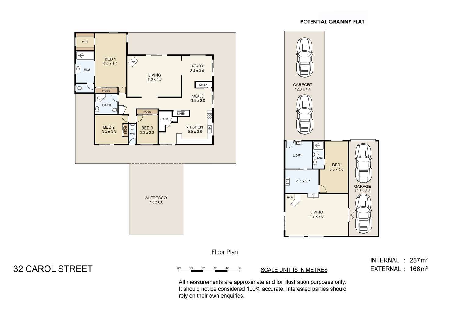 Floorplan of Homely acreageSemiRural listing, 32 Carol Street, Bahrs Scrub QLD 4207
