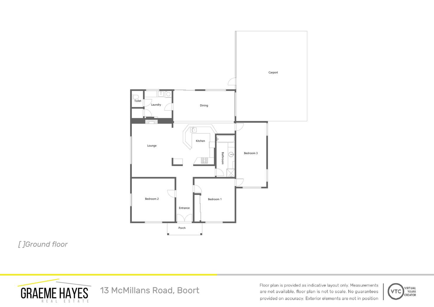 Floorplan of Homely house listing, 13 McMillans Road, Boort VIC 3537
