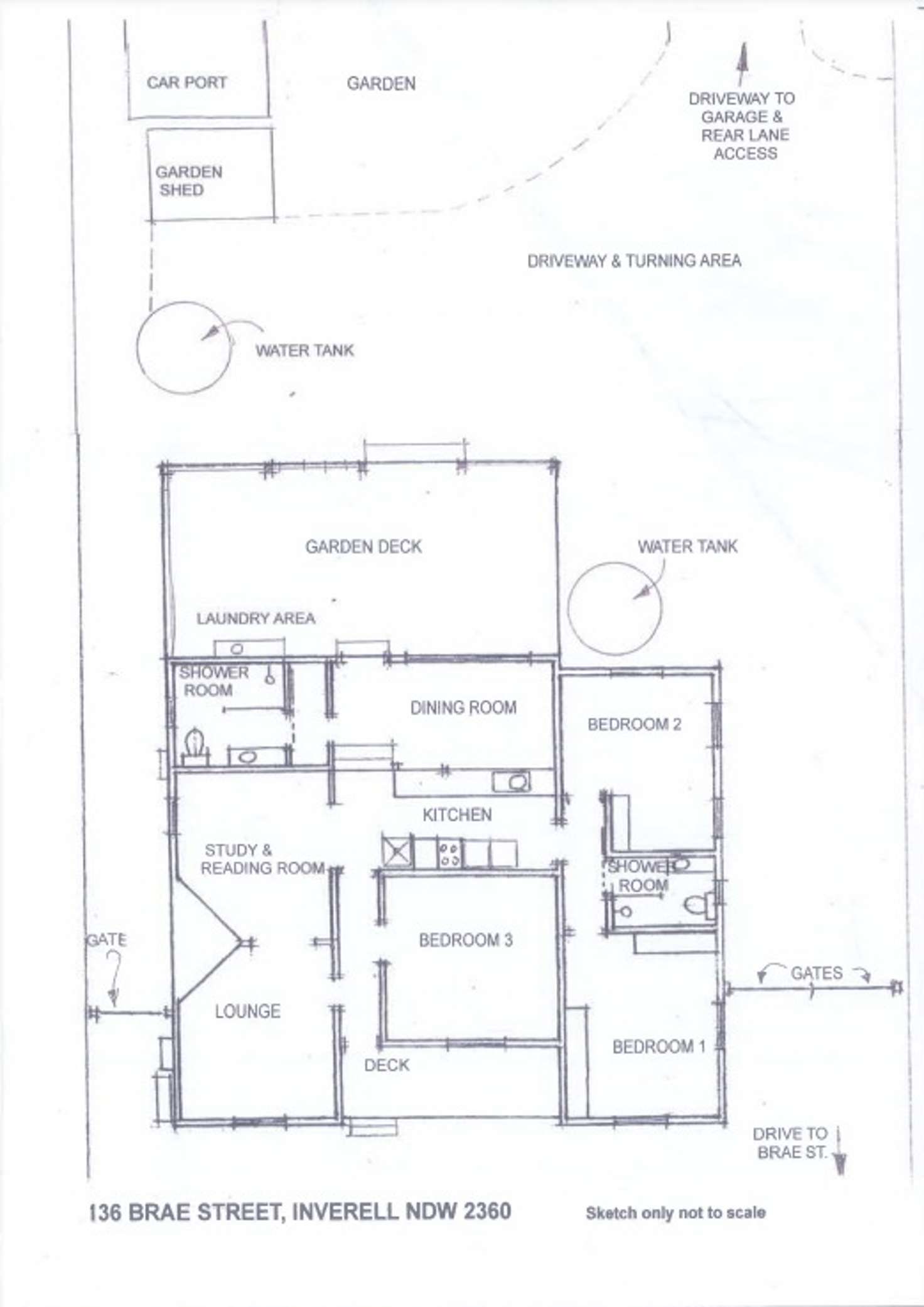 Floorplan of Homely house listing, 136 Brae Street, Inverell NSW 2360