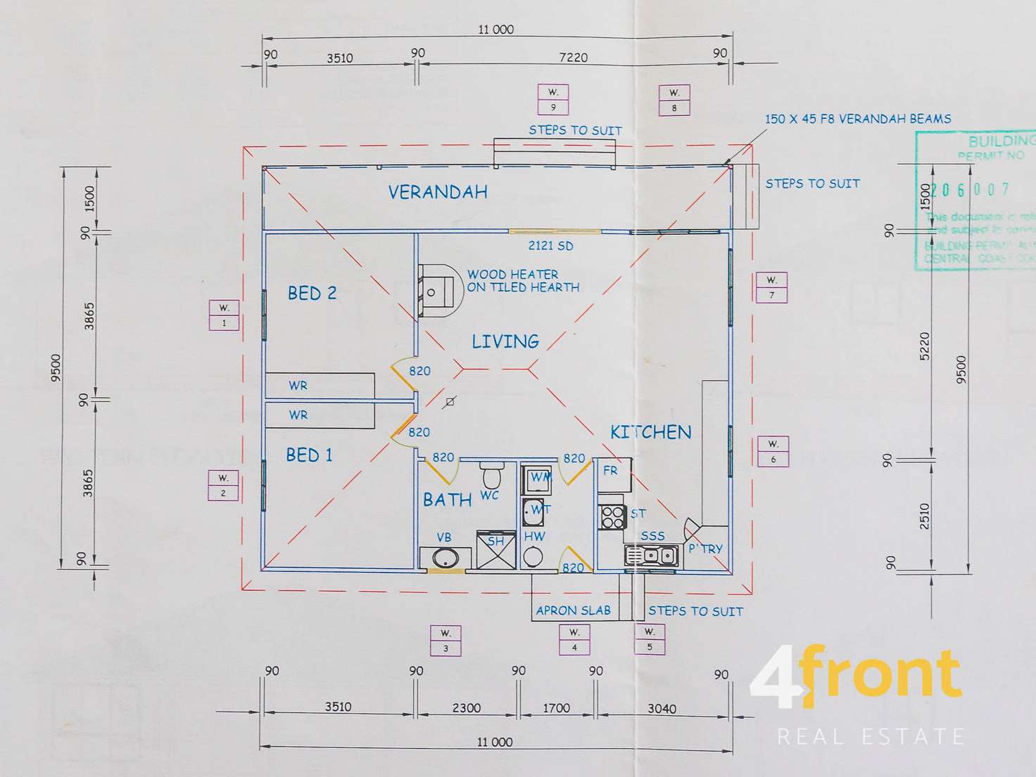Floorplan of Homely acreageSemiRural listing, 260 Smiths Plains Road, South Nietta TAS 7315