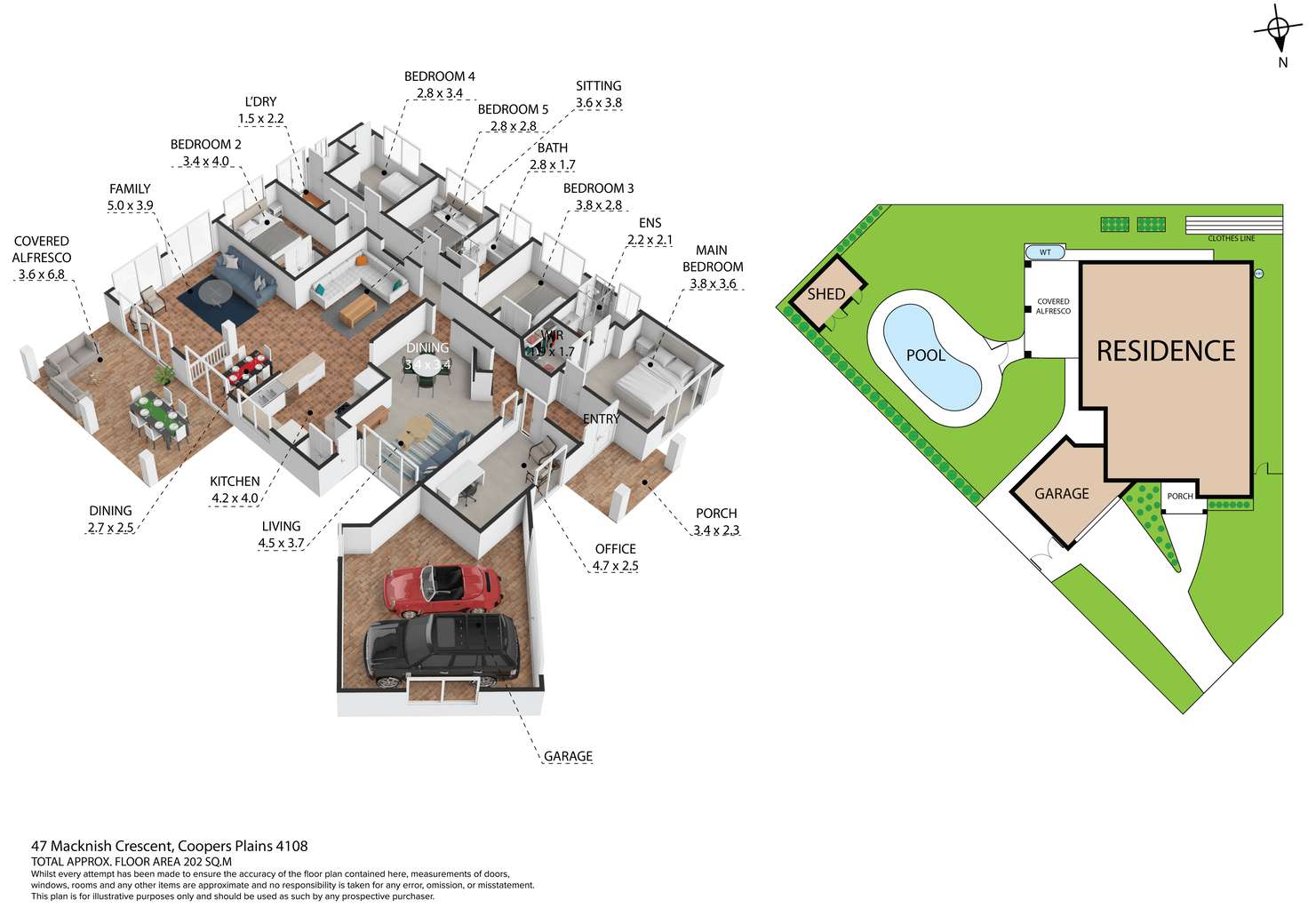 Floorplan of Homely house listing, 47 Macknish Crescent, Coopers Plains QLD 4108
