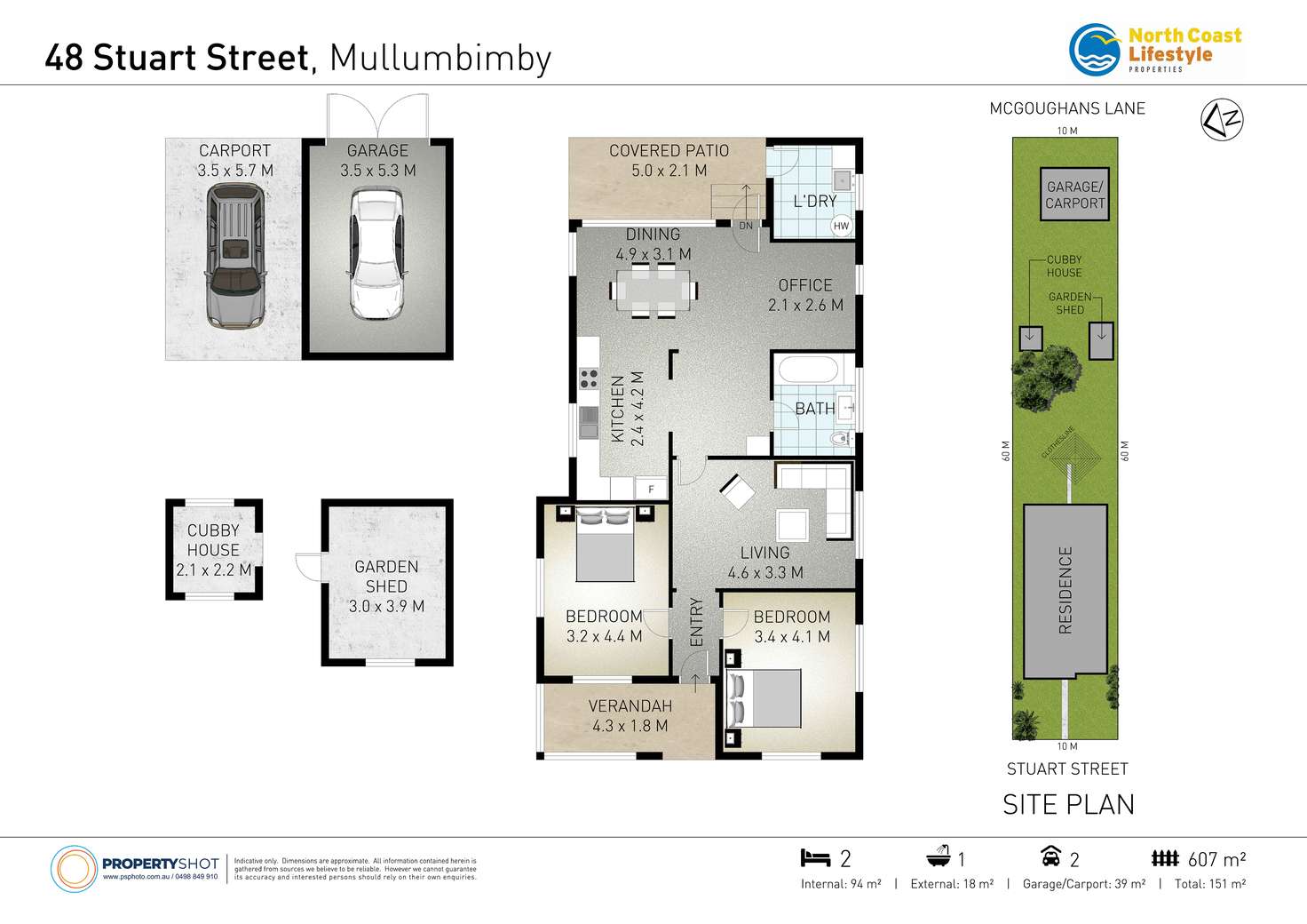 Floorplan of Homely house listing, 48 Stuart Street, Mullumbimby NSW 2482