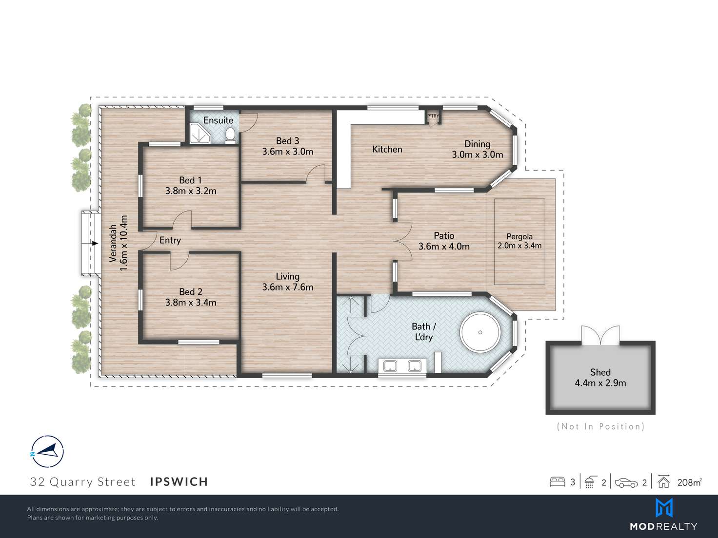 Floorplan of Homely house listing, 32 Quarry Street, Ipswich QLD 4305