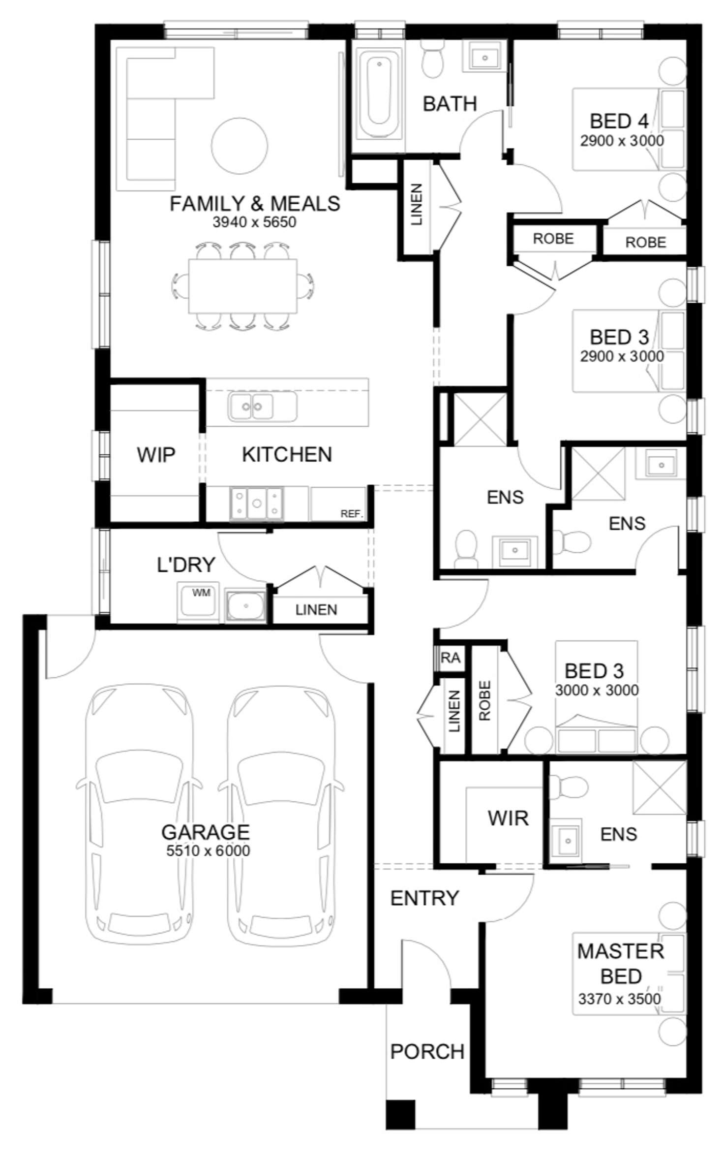 Floorplan of Homely house listing, Lot 731 Colson Way, Berwick VIC 3806