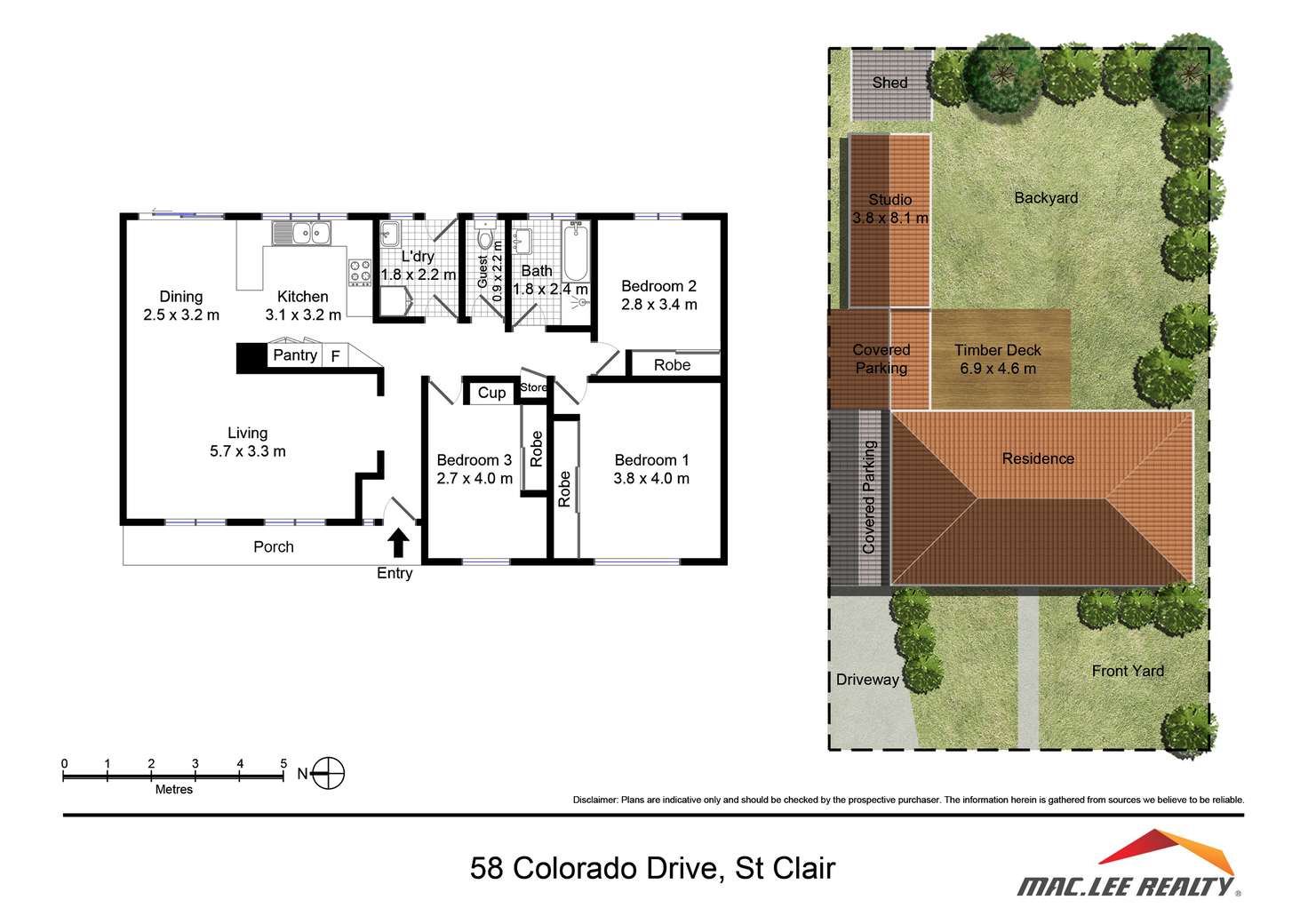 Floorplan of Homely house listing, 58 Colorado Drive, St Clair NSW 2759
