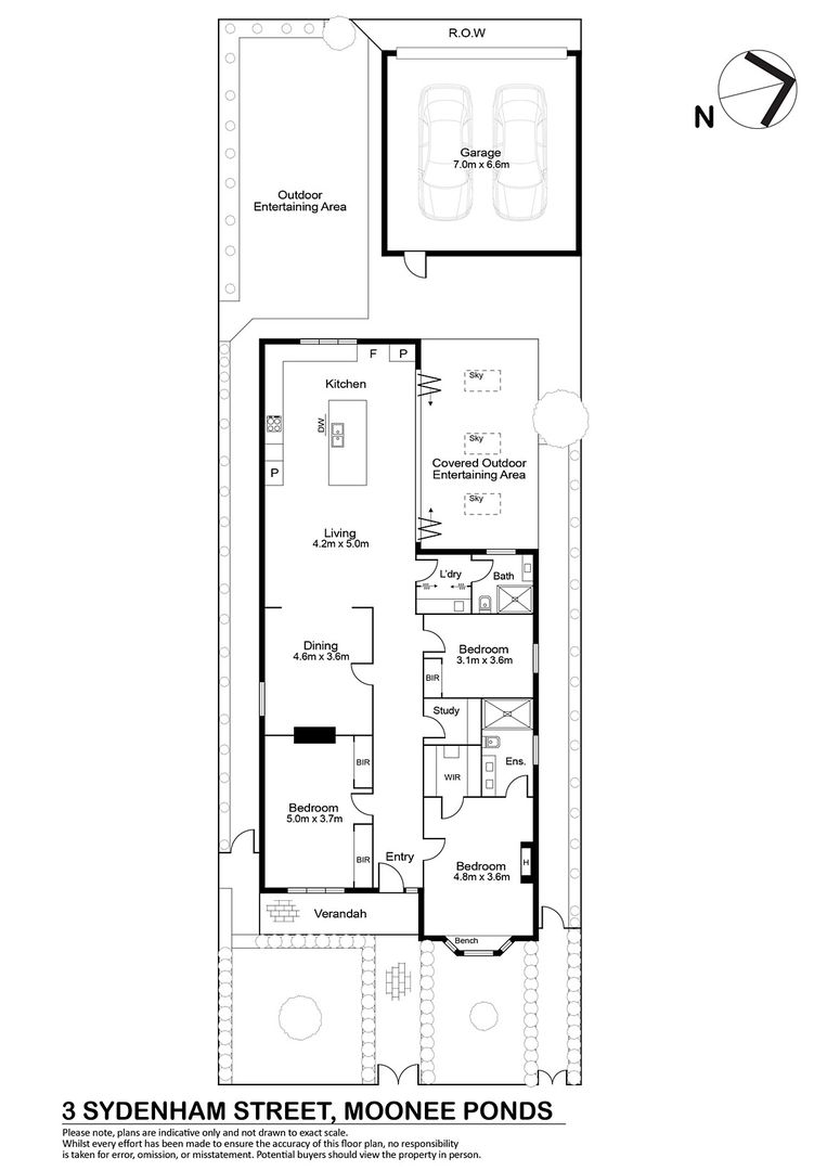 Floorplan of Homely house listing, 3 Sydenham Street, Moonee Ponds VIC 3039