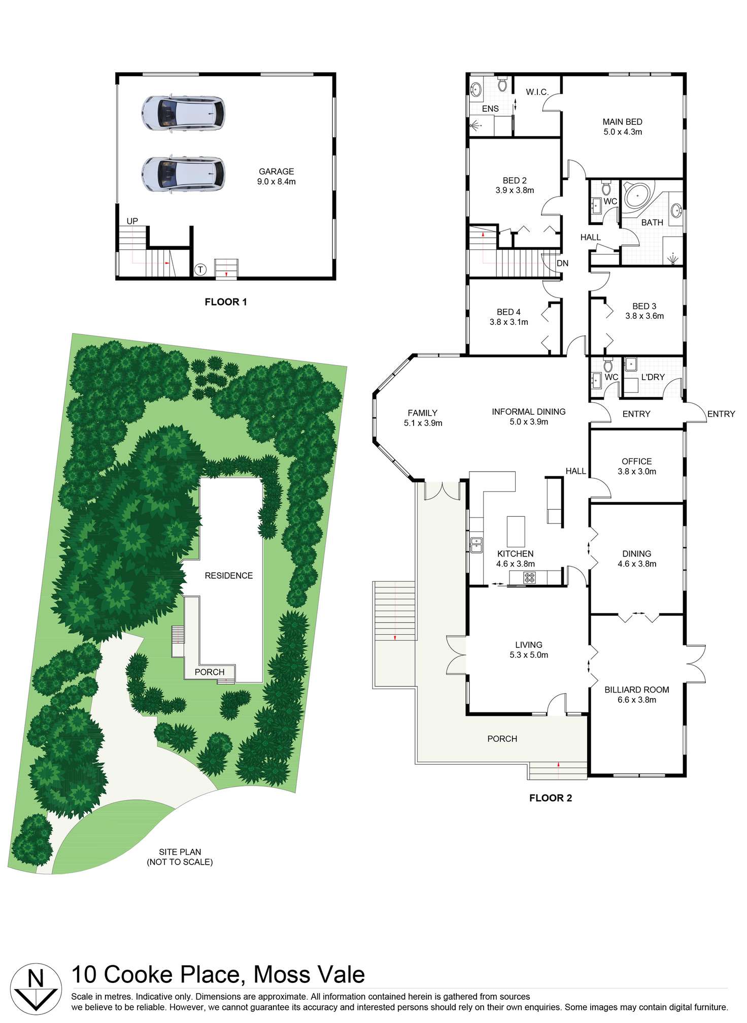 Floorplan of Homely house listing, 10 Cooke Place, Moss Vale NSW 2577