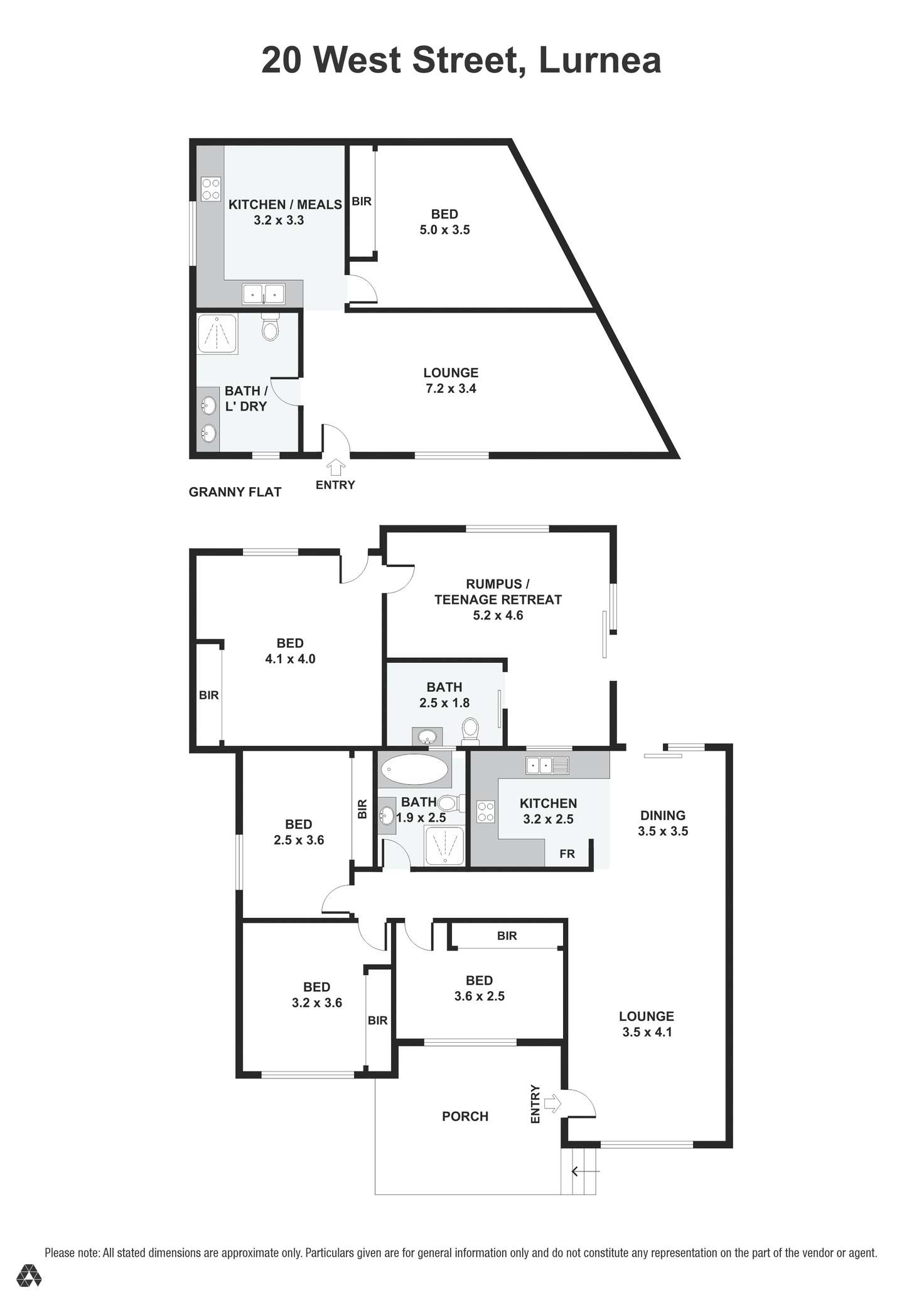 Floorplan of Homely house listing, 20 West Street, Lurnea NSW 2170