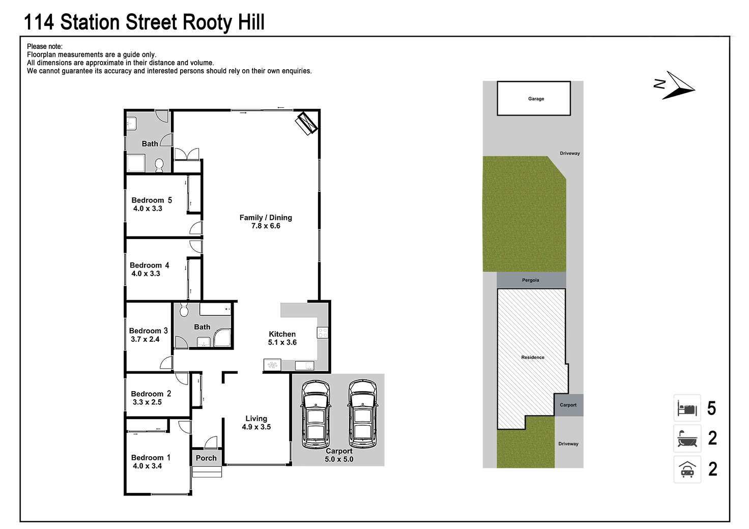 Floorplan of Homely house listing, 114 Station Street, Rooty Hill NSW 2766