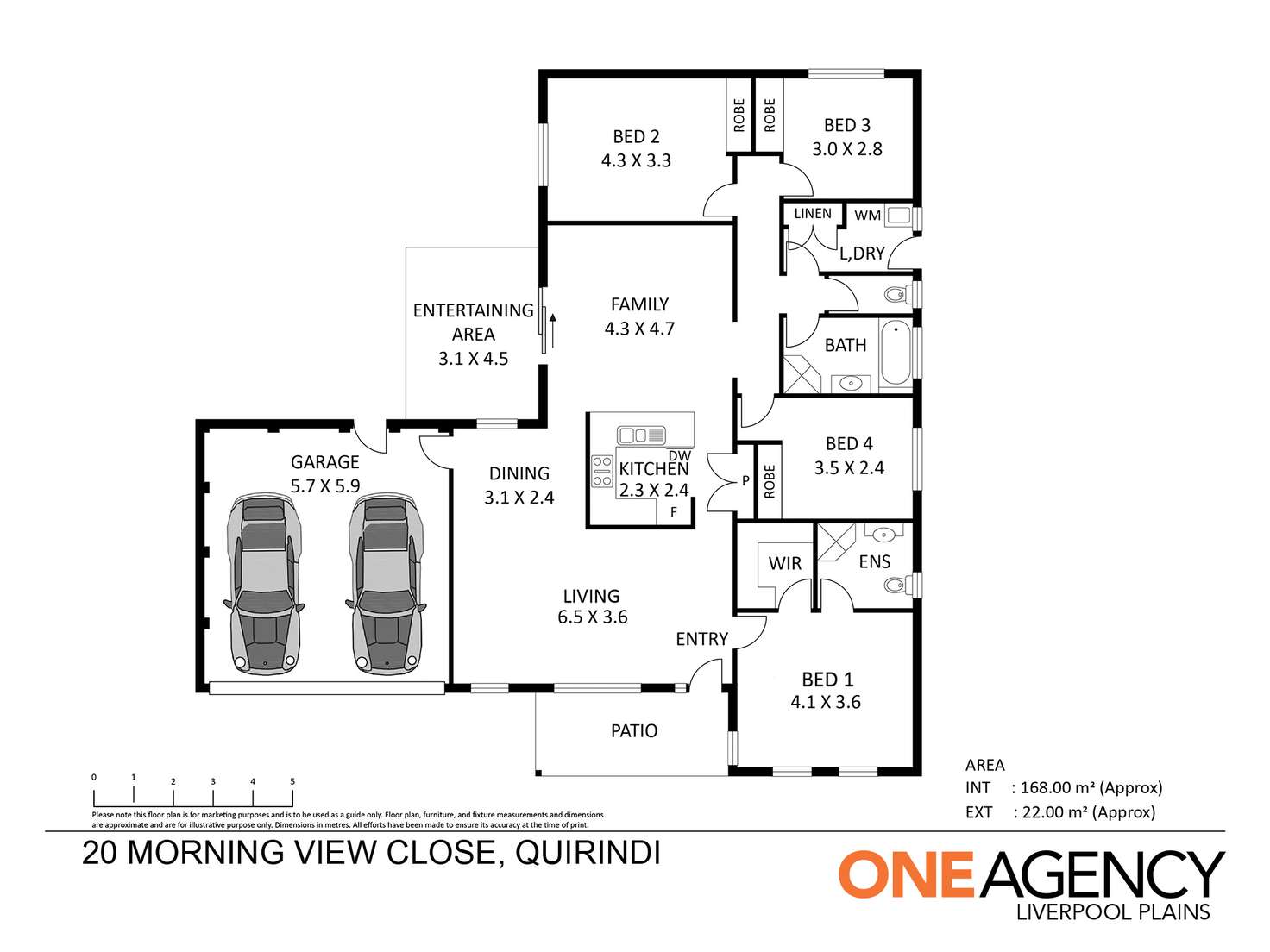 Floorplan of Homely house listing, 20 Morning View Close, Quirindi NSW 2343