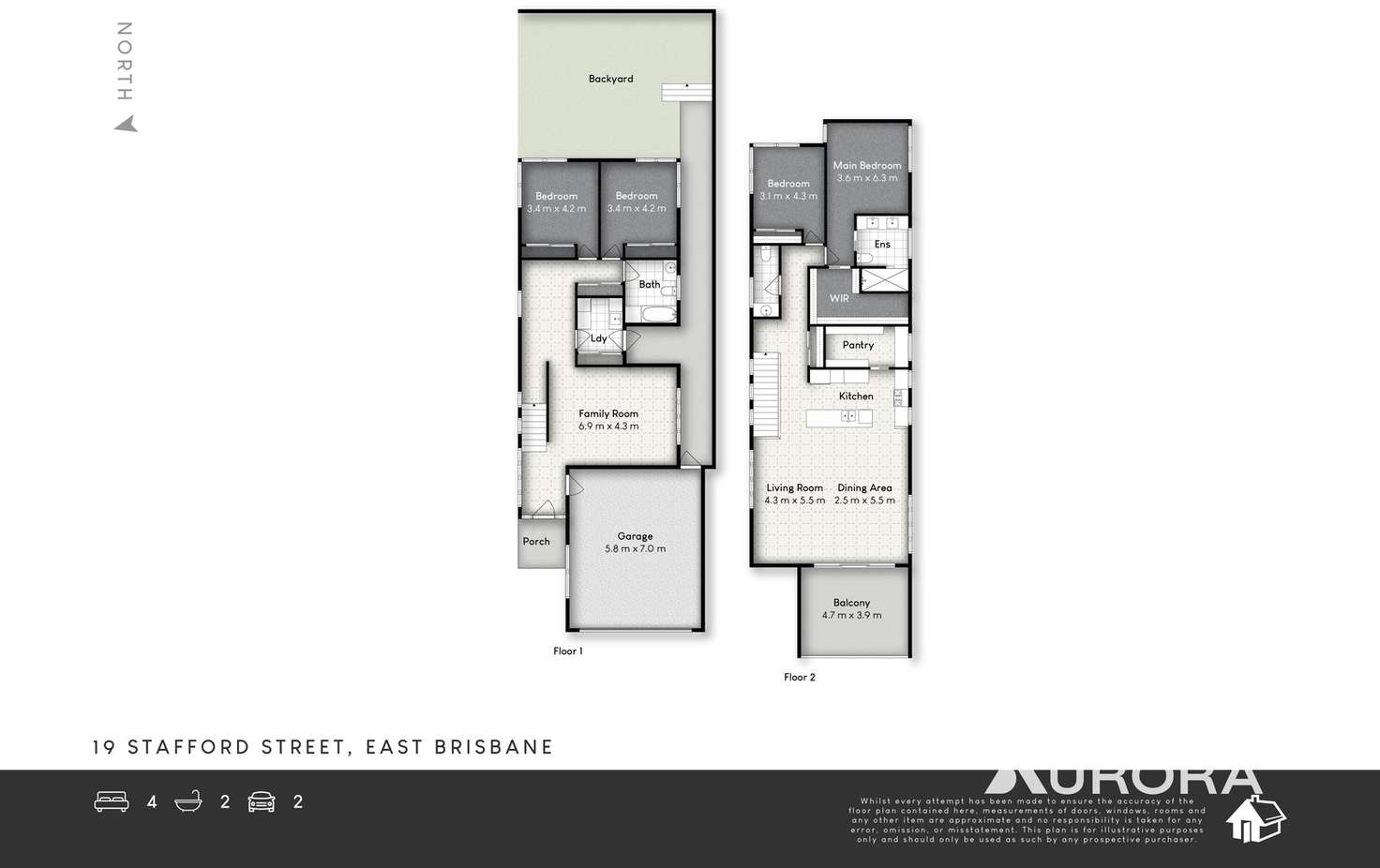 Floorplan of Homely house listing, 19 Stafford Street, East Brisbane QLD 4169