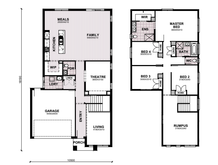 Floorplan of Homely house listing, 809 Flume Way, Officer South VIC 3809