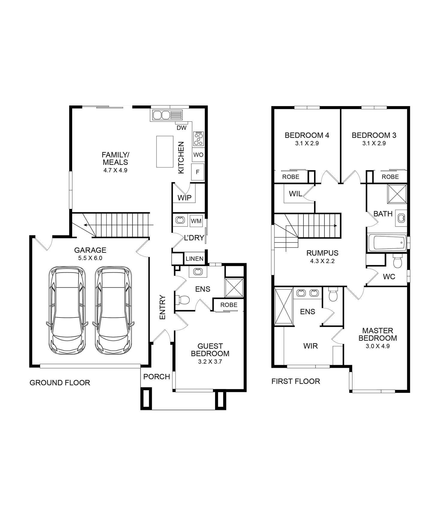 Floorplan of Homely house listing, 8 Halcyon Way, Officer South VIC 3809