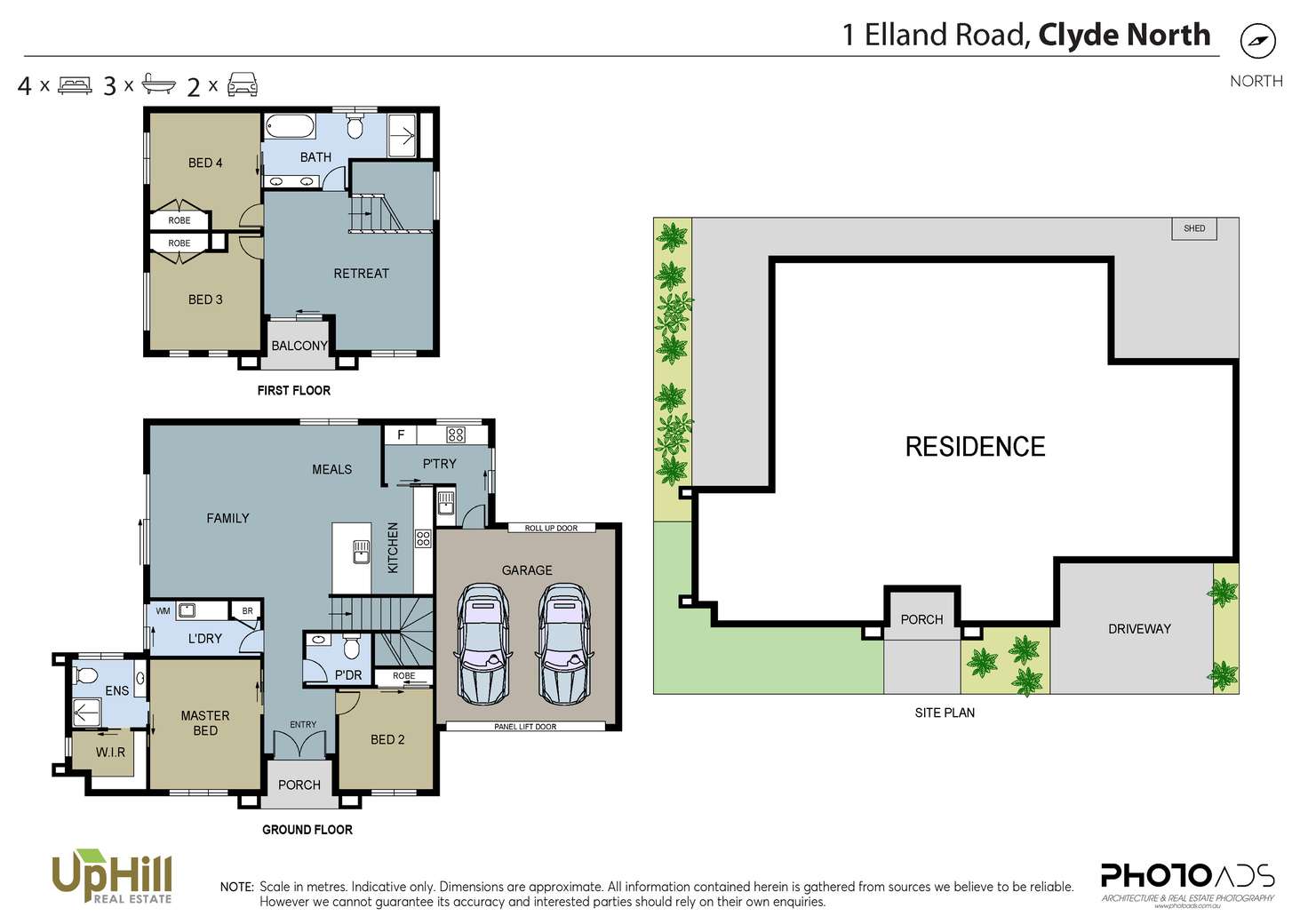 Floorplan of Homely house listing, 1 Elland Road, Clyde North VIC 3978