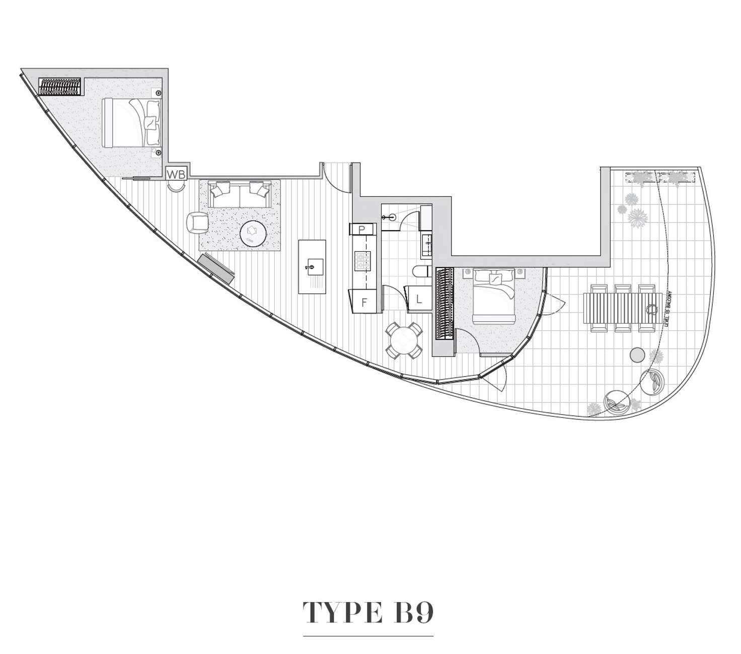 Floorplan of Homely apartment listing, Magnolia 1901/601 St Kilda Road, Melbourne VIC 3004