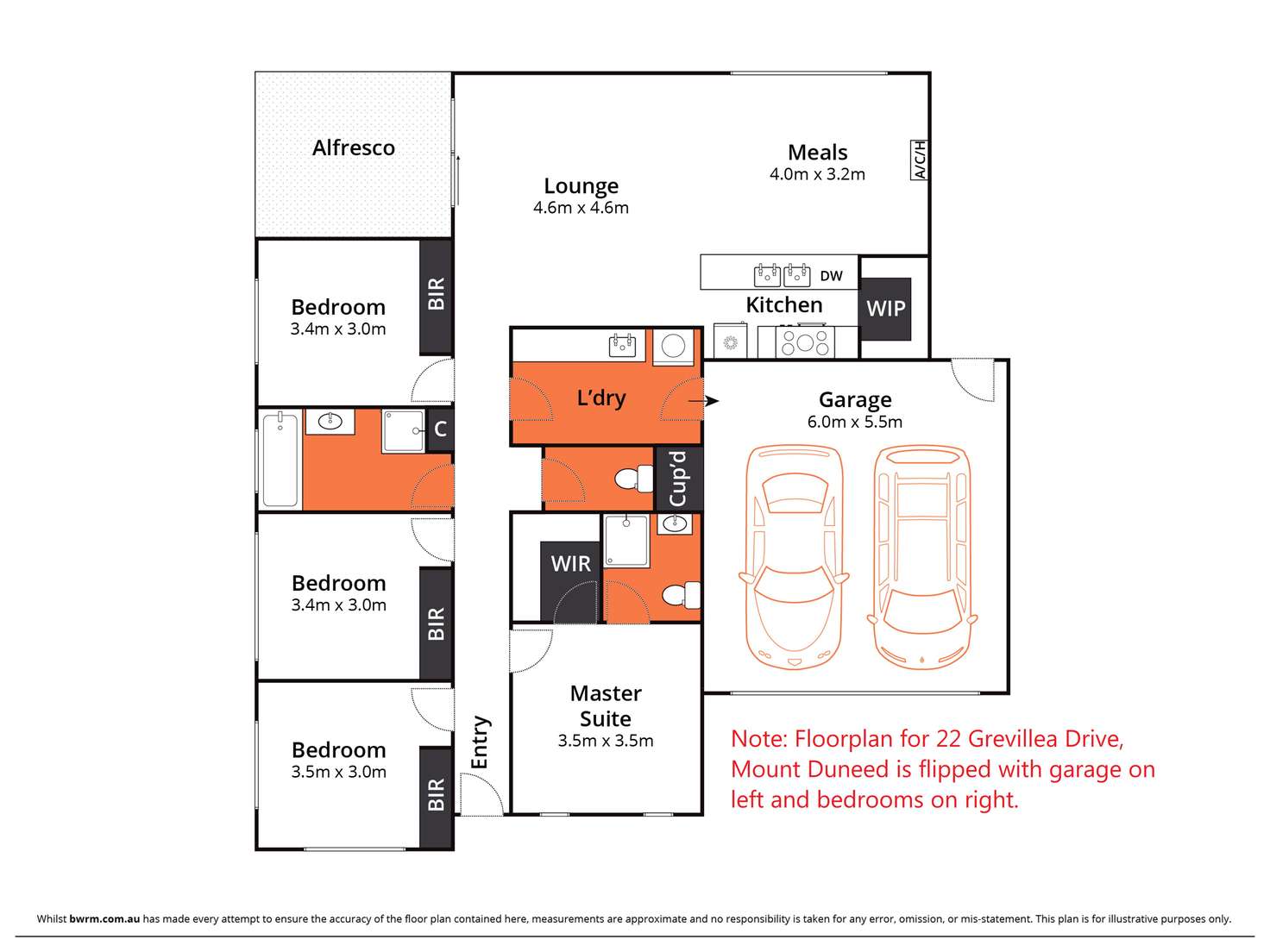 Floorplan of Homely house listing, 22 Grevillea Drive, Mount Duneed VIC 3217