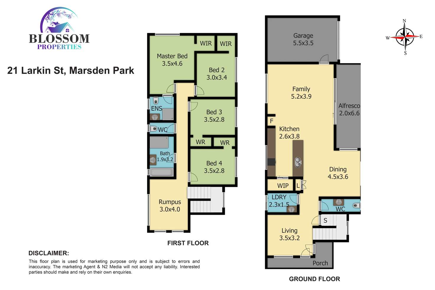 Floorplan of Homely house listing, 21 Larkin Street, Marsden Park NSW 2765