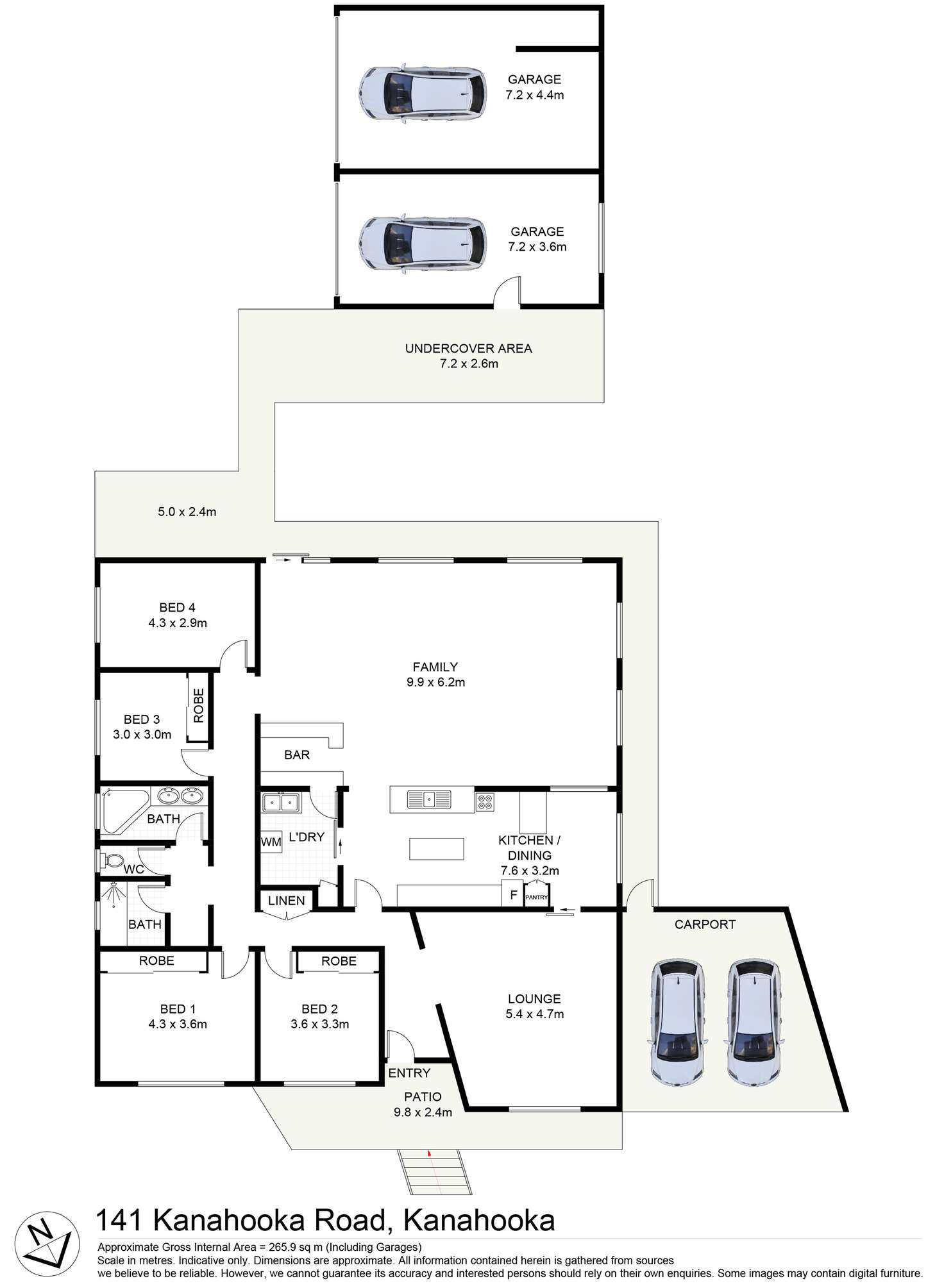 Floorplan of Homely house listing, 141 Kanahooka Road, Kanahooka NSW 2530