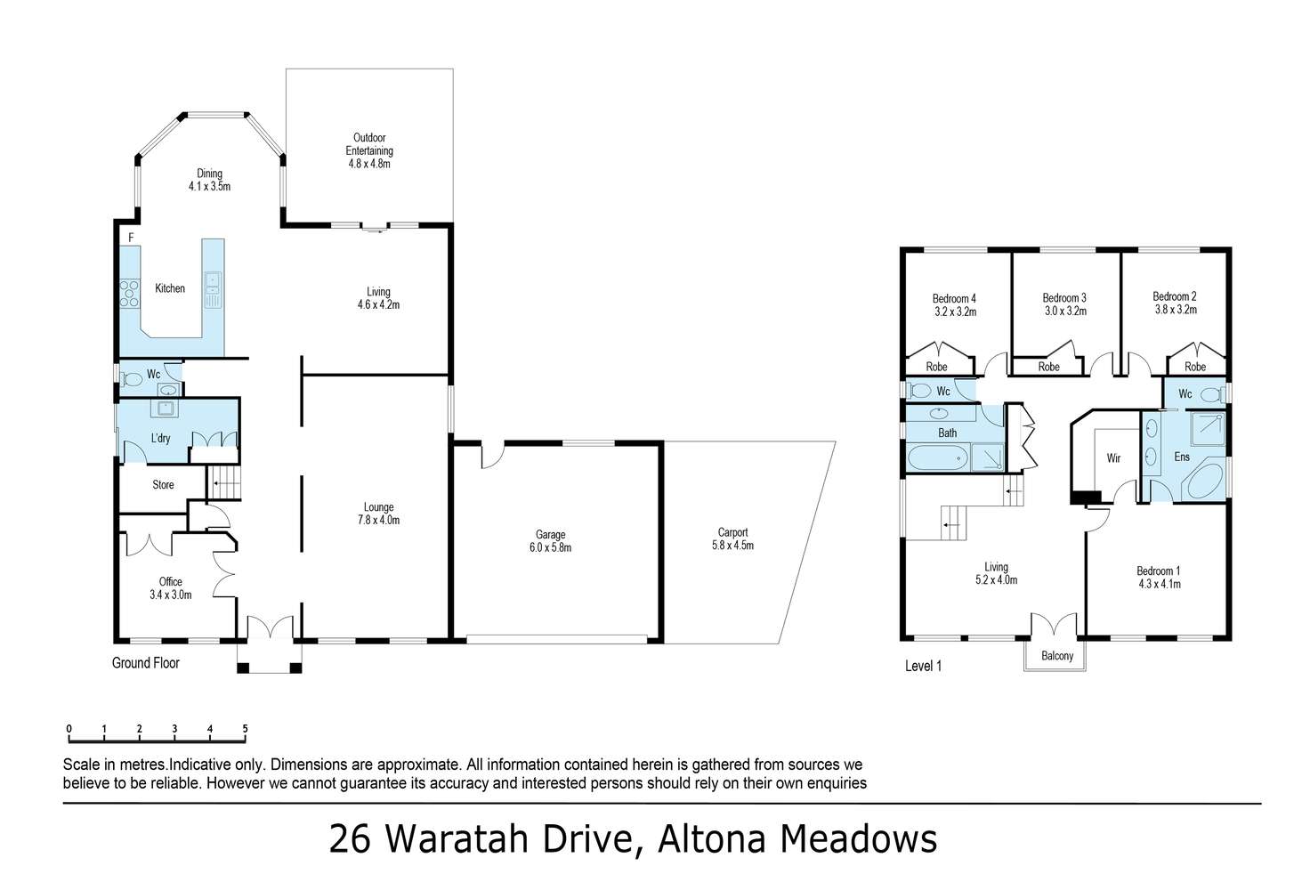 Floorplan of Homely house listing, 26 Waratah Drive, Altona Meadows VIC 3028