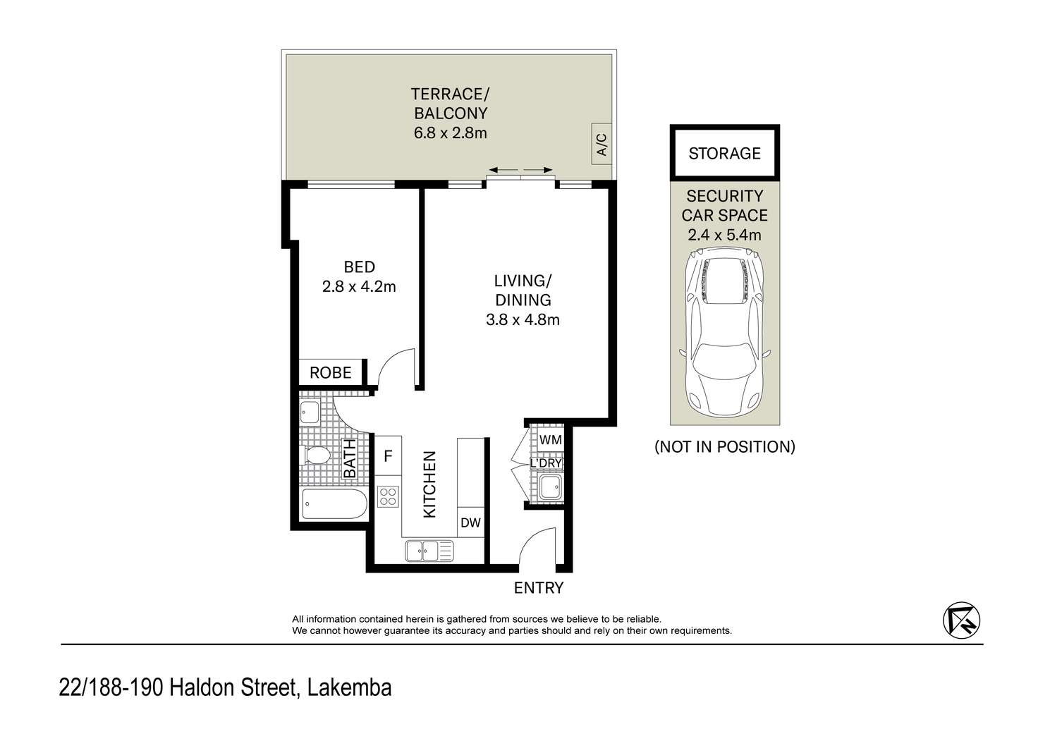 Floorplan of Homely apartment listing, 22/190 Haldon Street, Lakemba NSW 2195