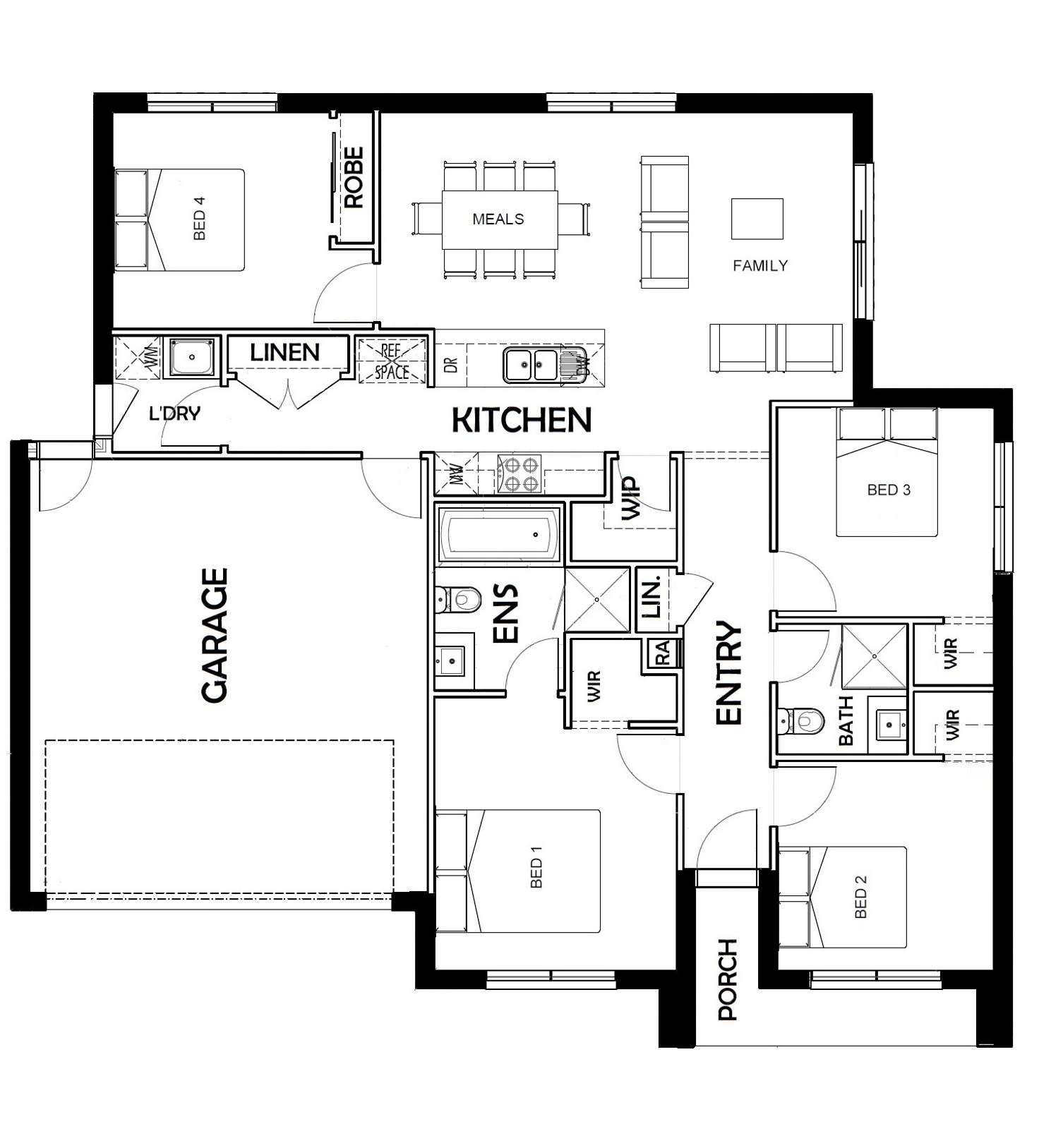 Floorplan of Homely house listing, Lot 213 Ludlow Circuit (Elana Place), Epping VIC 3076