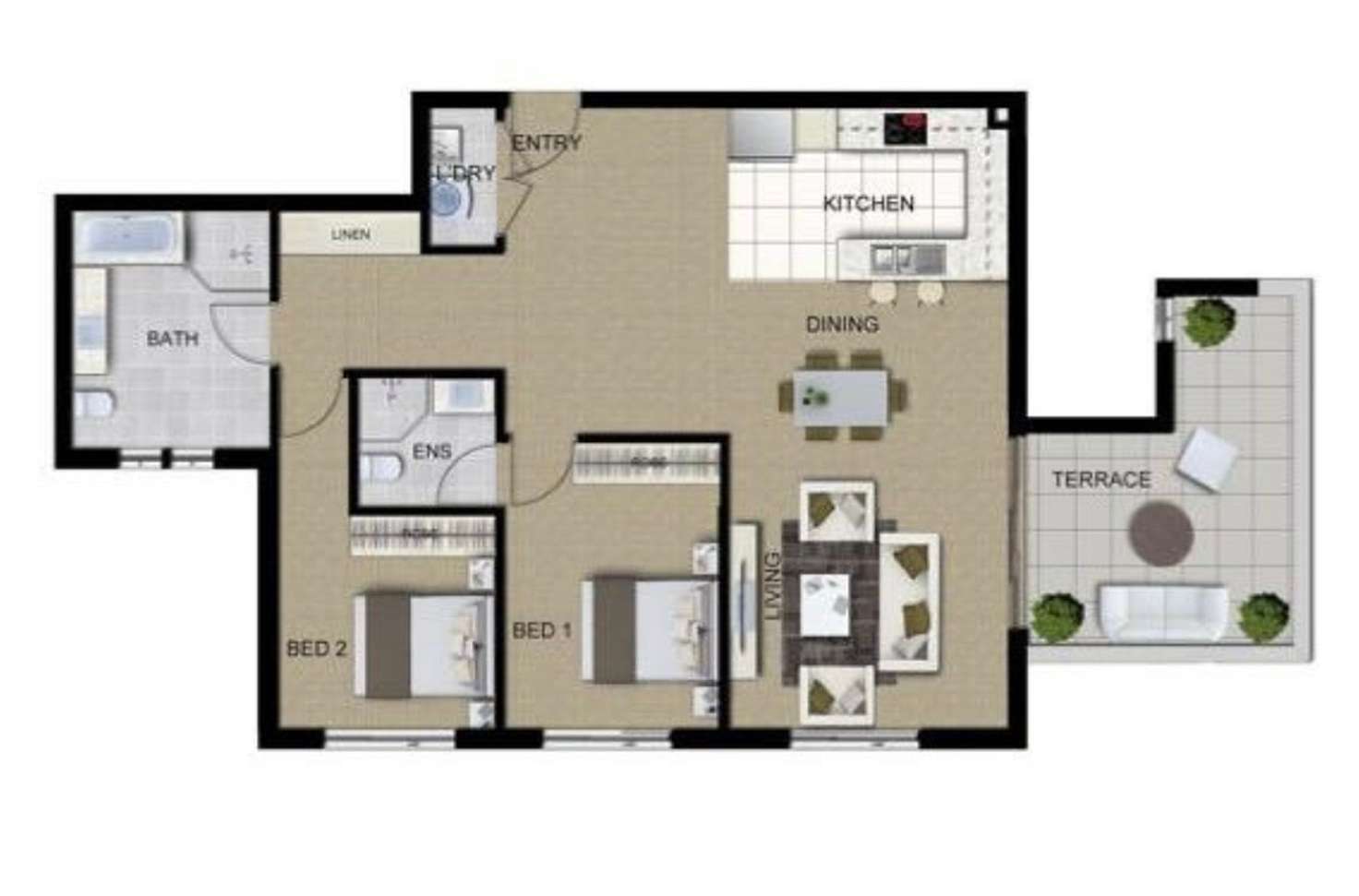 Floorplan of Homely apartment listing, 4/24-26 Lords Avenue, Asquith NSW 2077