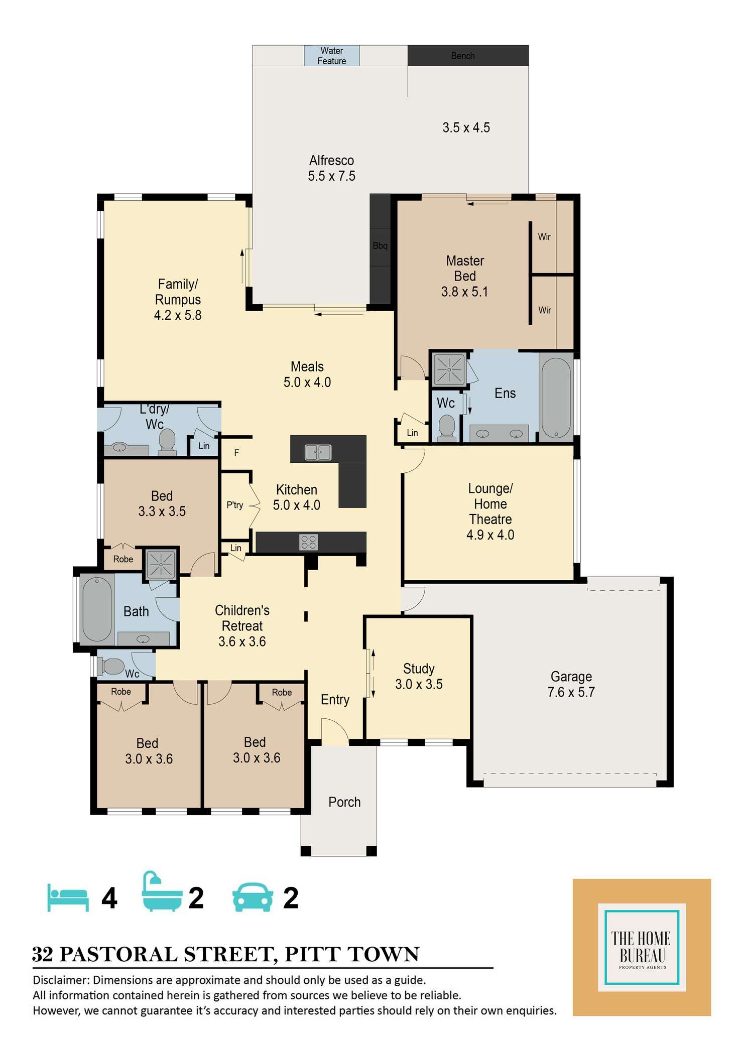 Floorplan of Homely house listing, 32 Pastoral Street, Pitt Town NSW 2756
