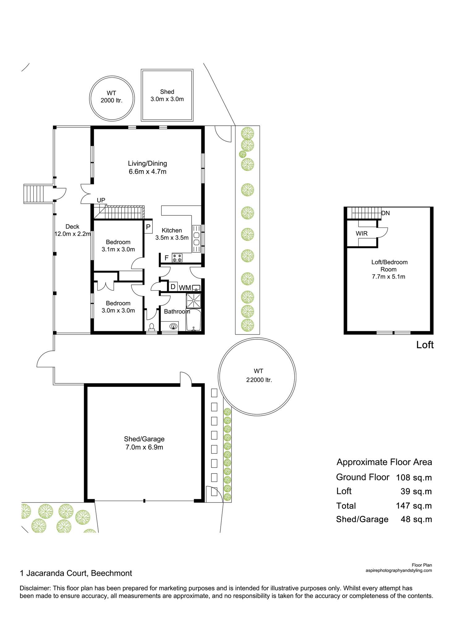 Floorplan of Homely house listing, 1 Jacaranda Court, Beechmont QLD 4211