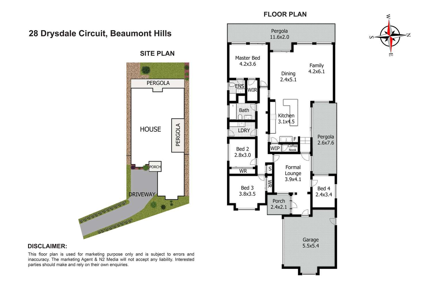 Floorplan of Homely house listing, 28 Drysdale Cct, Beaumont Hills NSW 2155