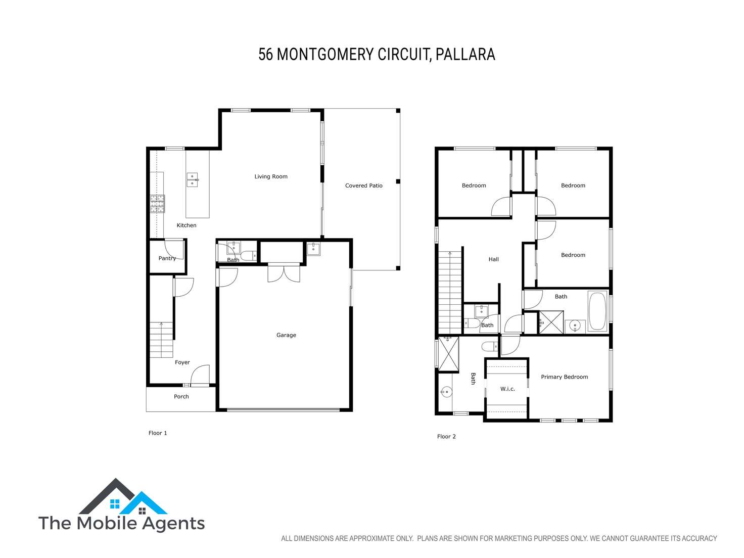 Floorplan of Homely house listing, 56 Montgomery Circuit, Pallara QLD 4110