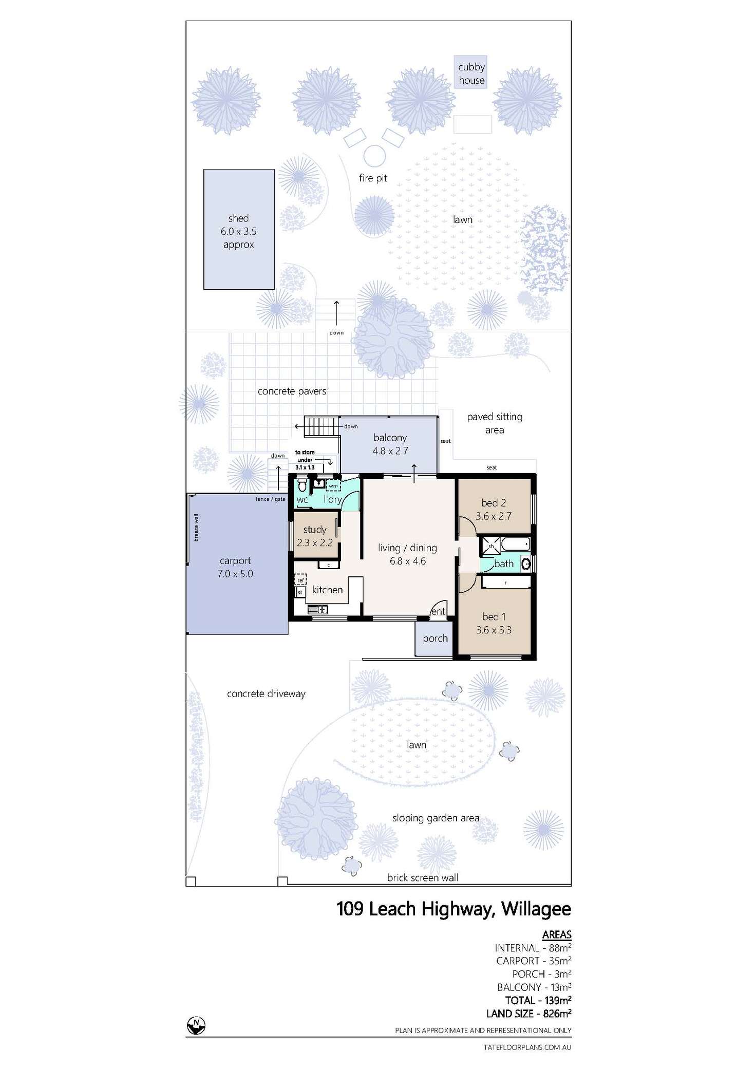 Floorplan of Homely house listing, 109 Leach Highway, Willagee WA 6156