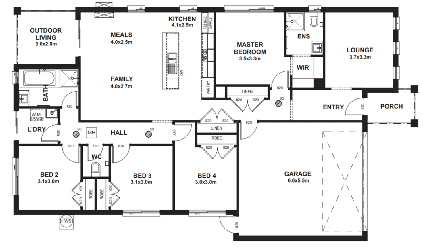 Floorplan of Homely house listing, Address available on request