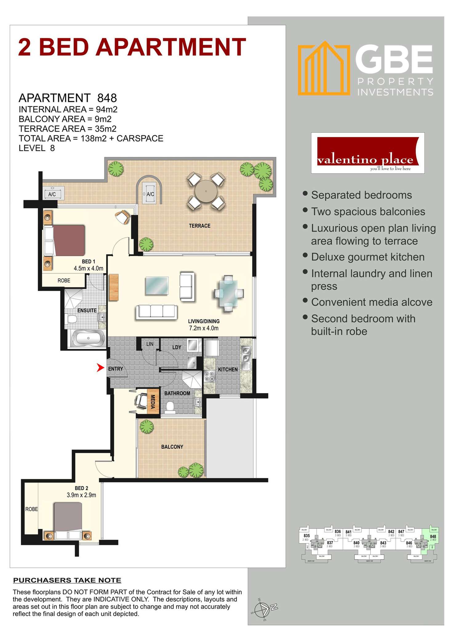 Floorplan of Homely apartment listing, 848/5 Rothschild Avenue, Rosebery NSW 2018
