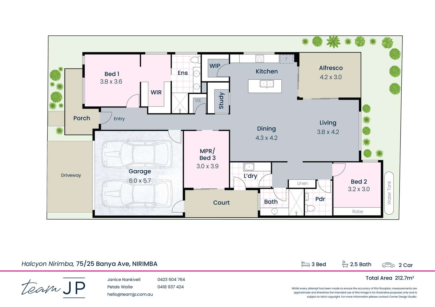 Floorplan of Homely retirement listing, 75/25 Banya Avenue, Nirimba QLD 4551