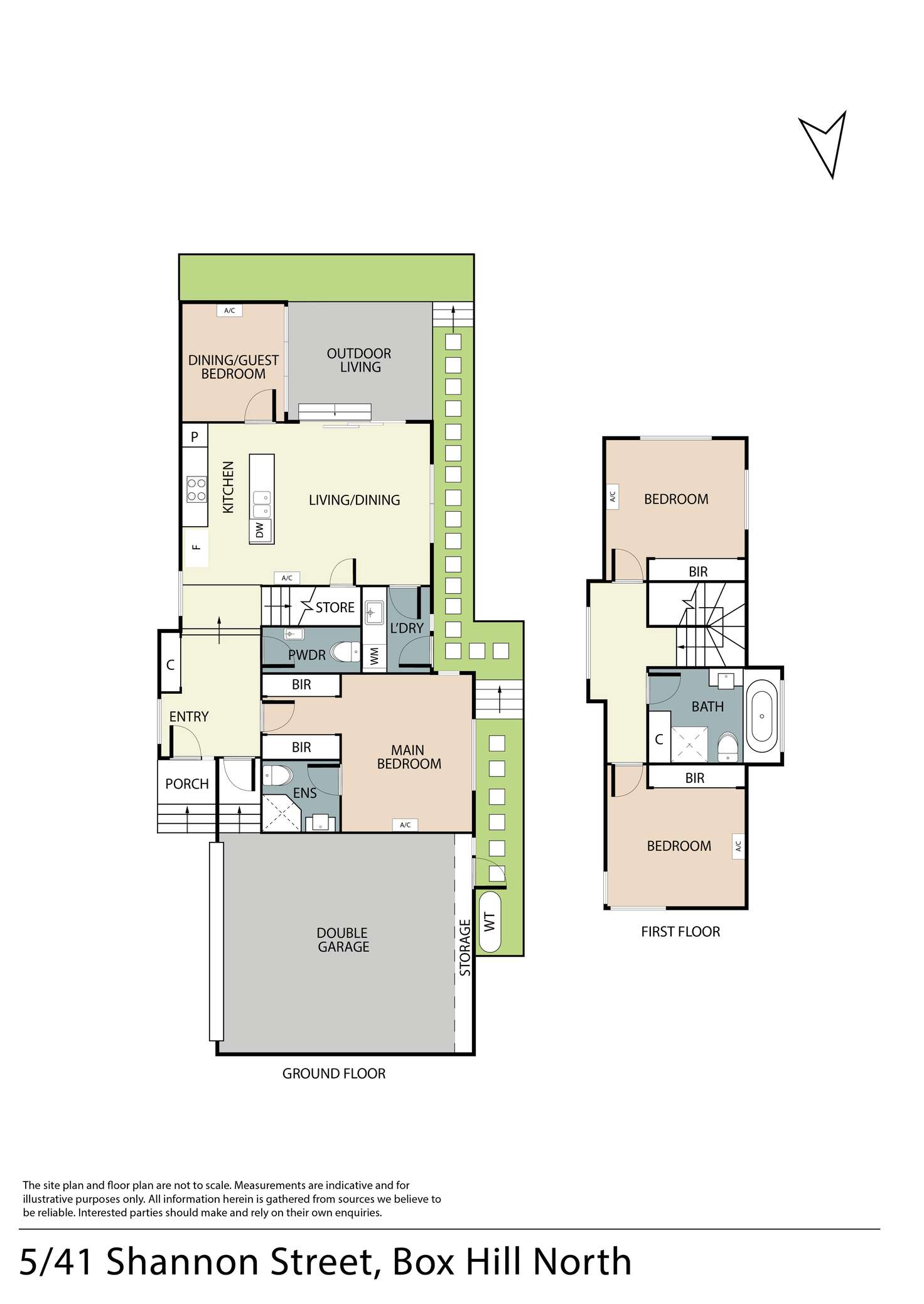 Floorplan of Homely townhouse listing, 5/41 Shannon Street, Box Hill North VIC 3129
