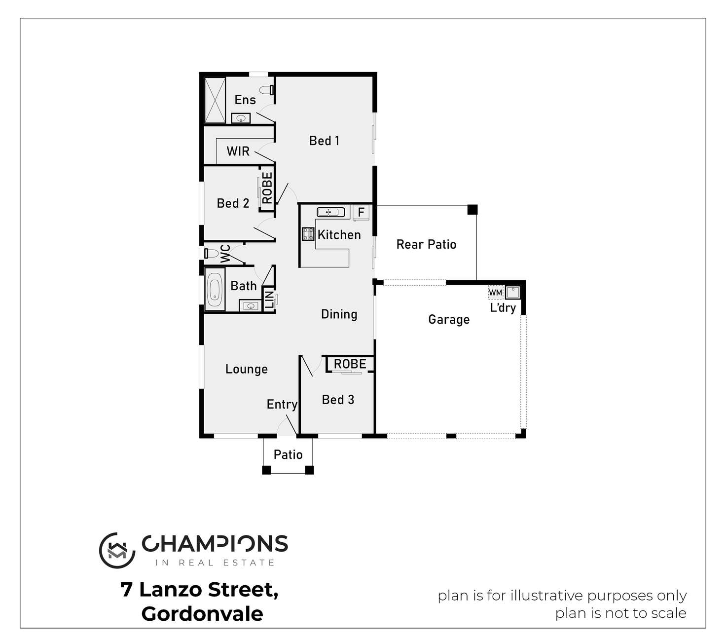 Floorplan of Homely house listing, 7 Lanzo Street, Gordonvale QLD 4865