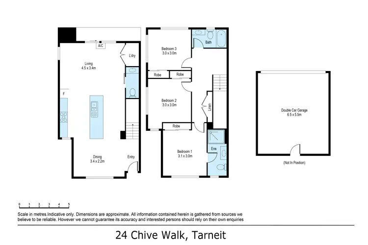 Floorplan of Homely townhouse listing, 24 Chive Walk, Tarneit VIC 3029