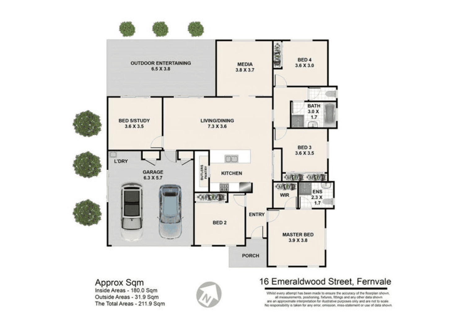 Floorplan of Homely house listing, 16 Emeraldwood Street, Fernvale QLD 4306