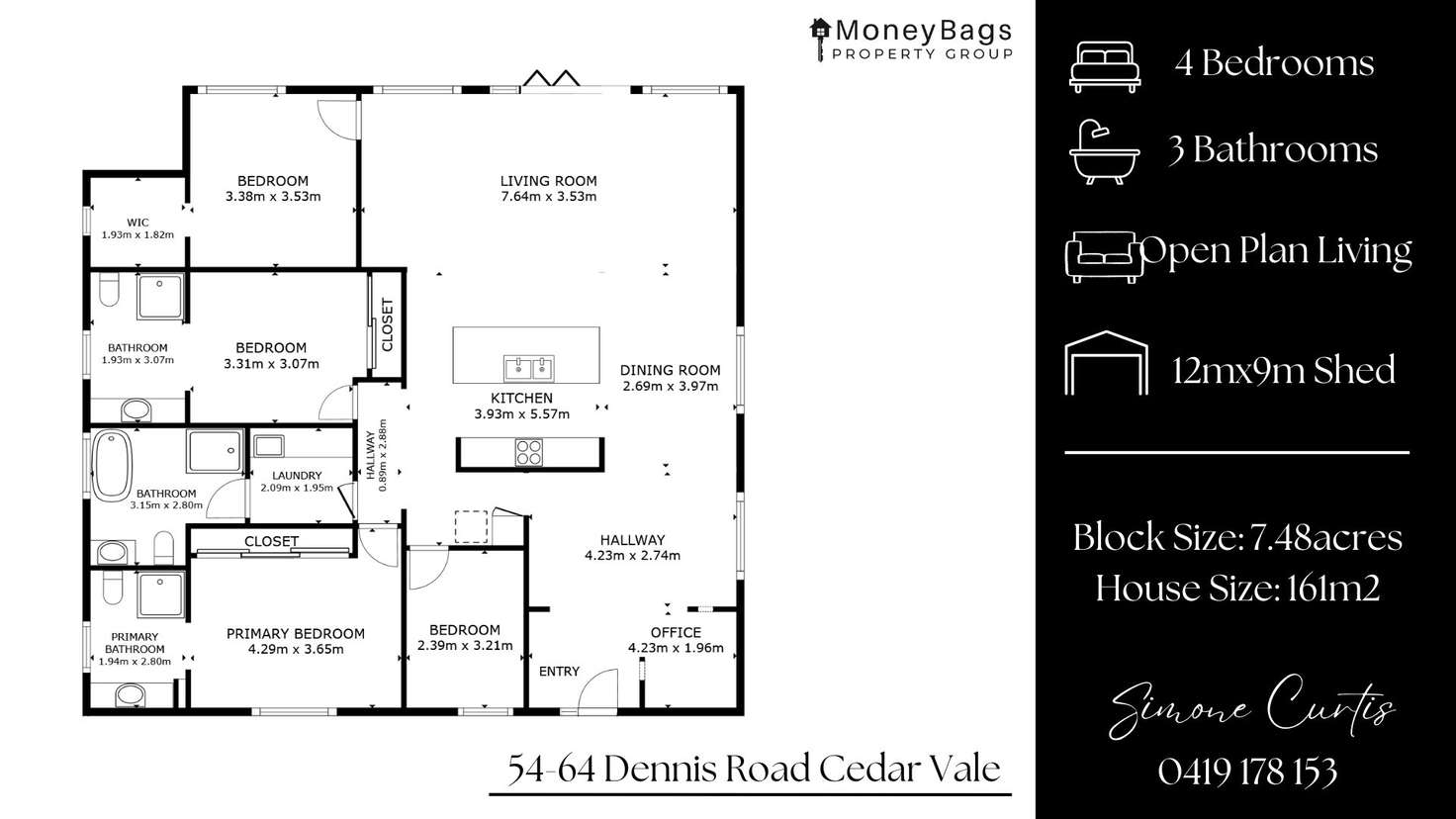 Floorplan of Homely house listing, 54-64 Dennis Road, Cedar Vale QLD 4285