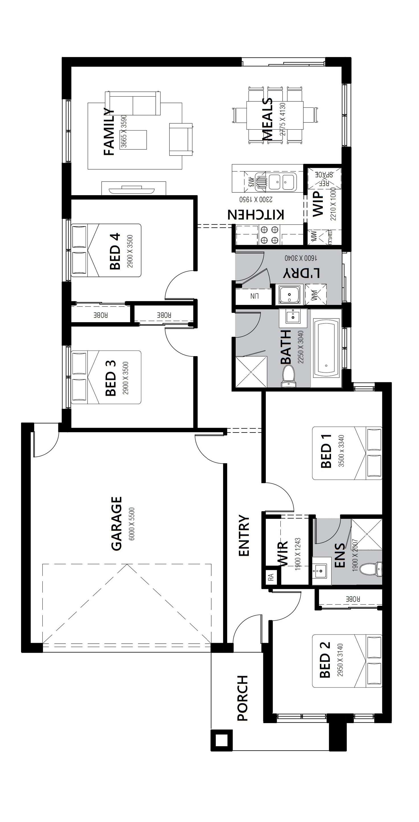 Floorplan of Homely house listing, Lot 1714, 17 Utopia Way (Seventh Bend), Weir Views VIC 3338