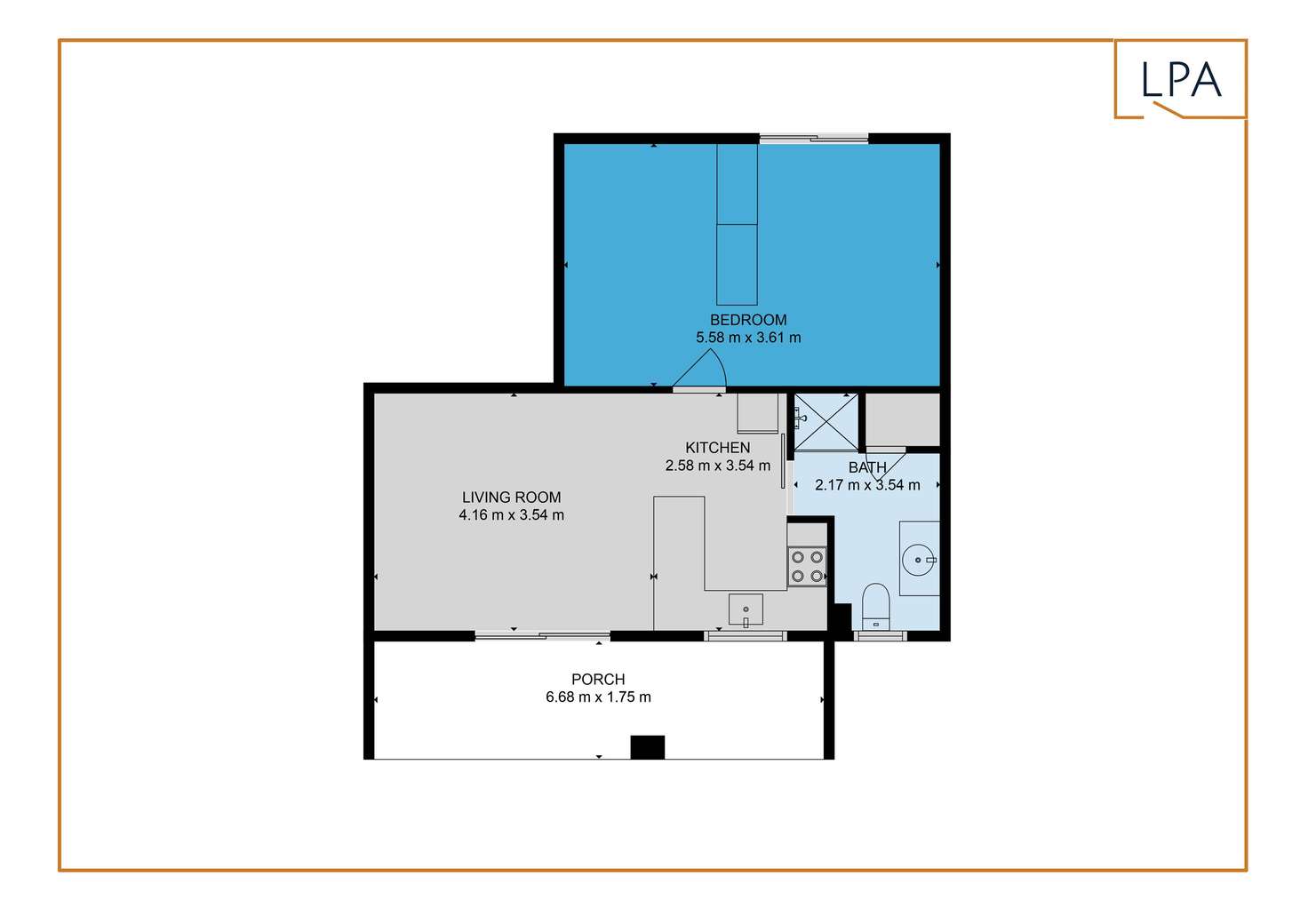Floorplan of Homely unit listing, 1/12 Carramatta Close, Boomerang Beach NSW 2428