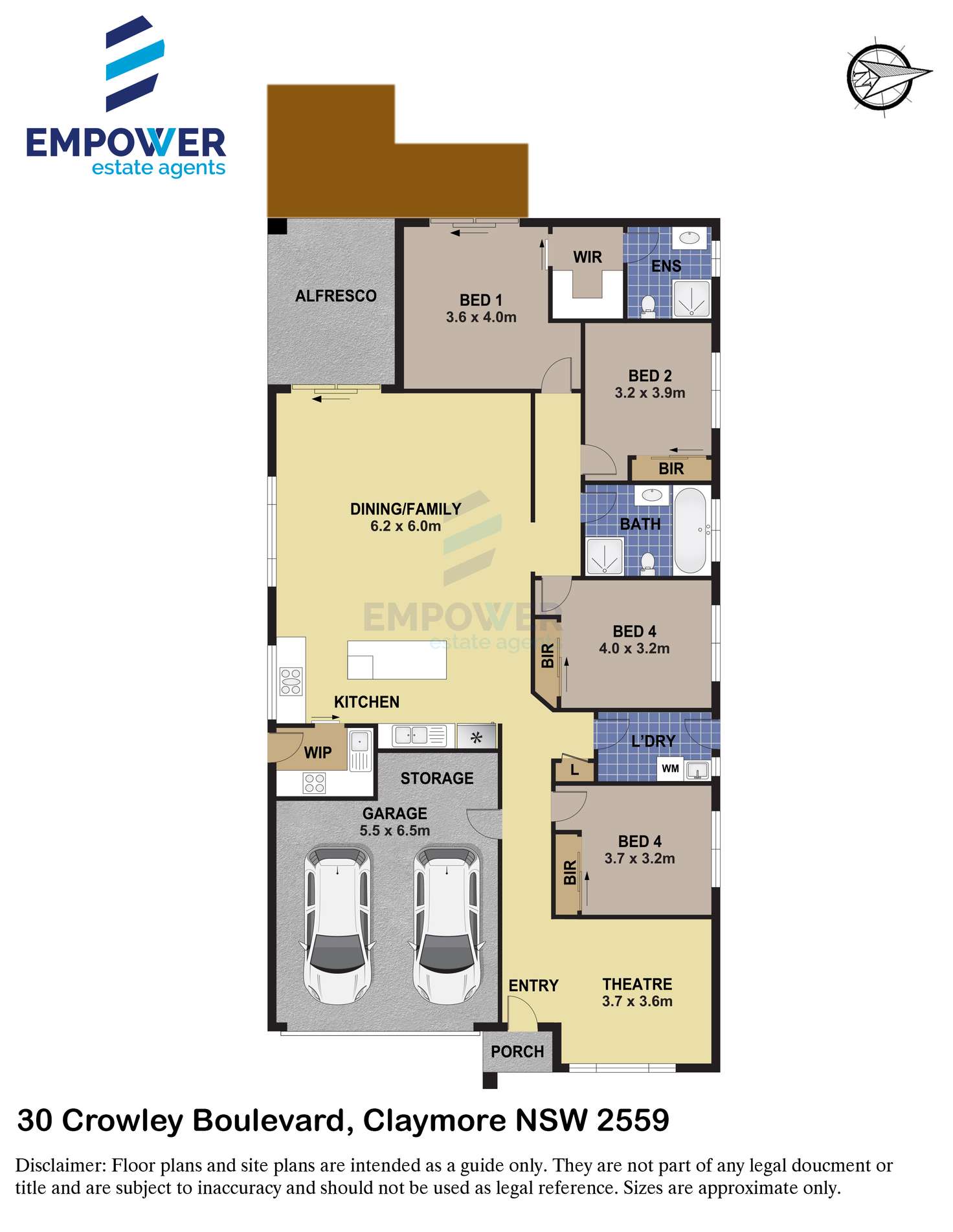 Floorplan of Homely house listing, 30 Crowley Boulevard, Claymore NSW 2559