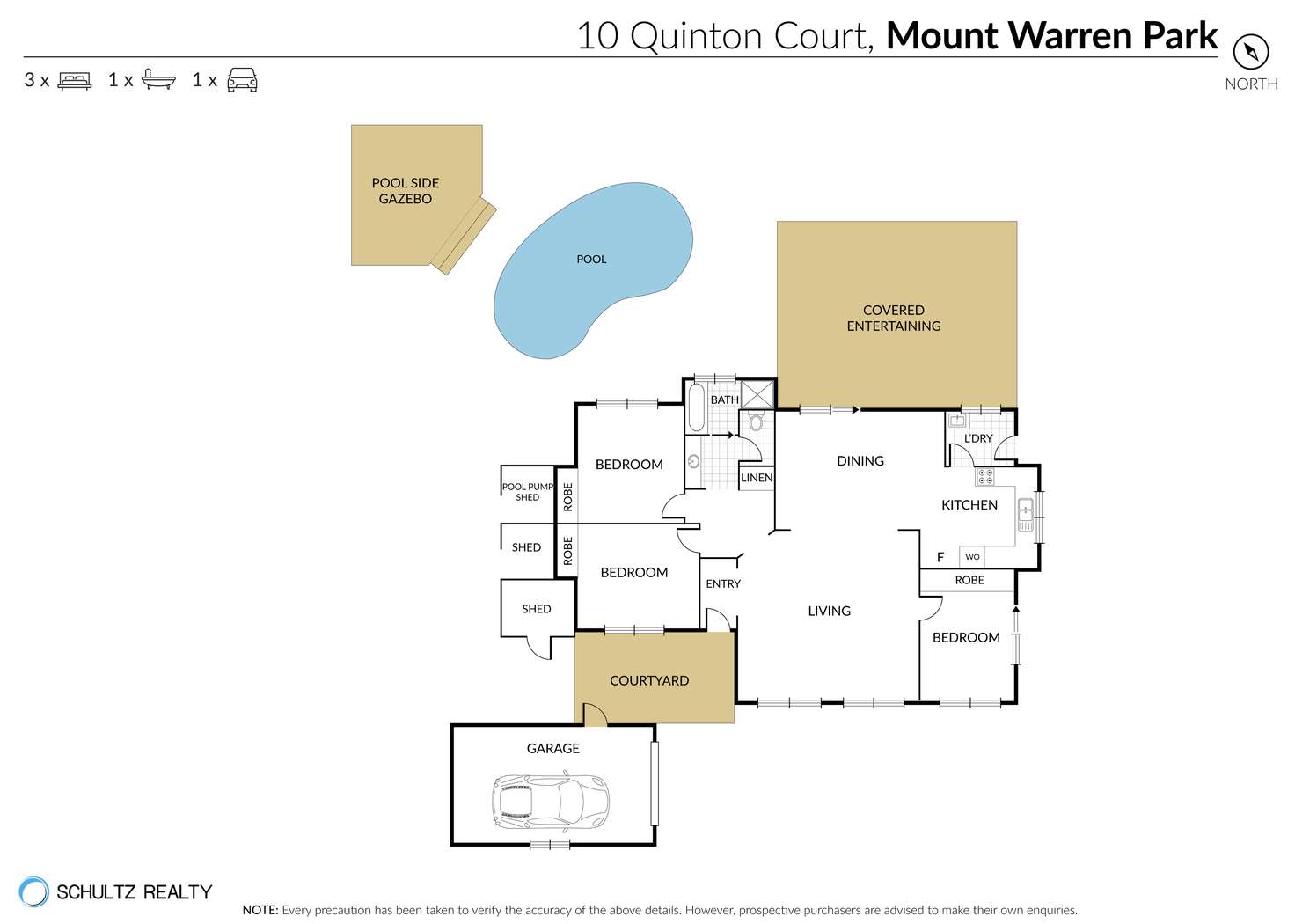Floorplan of Homely house listing, 10 Quinton Court, Mount Warren Park QLD 4207
