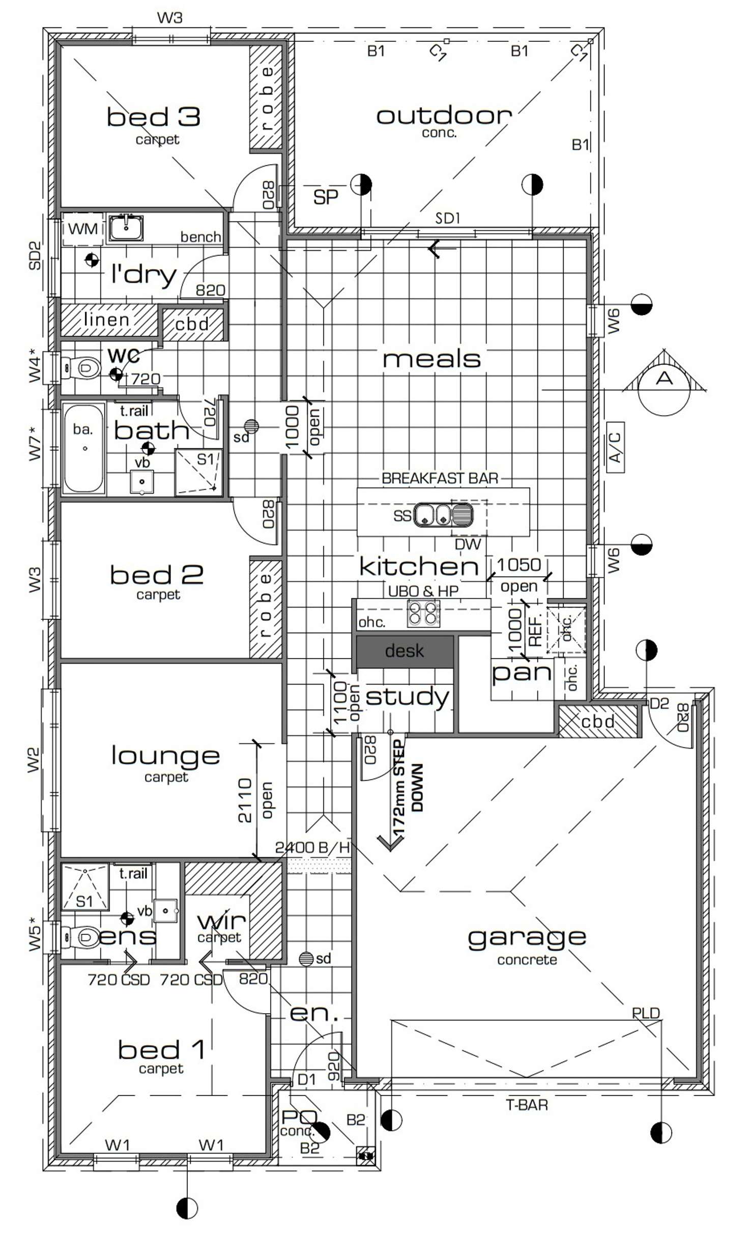 Floorplan of Homely house listing, 39 Springfield Drive, Mildura VIC 3500