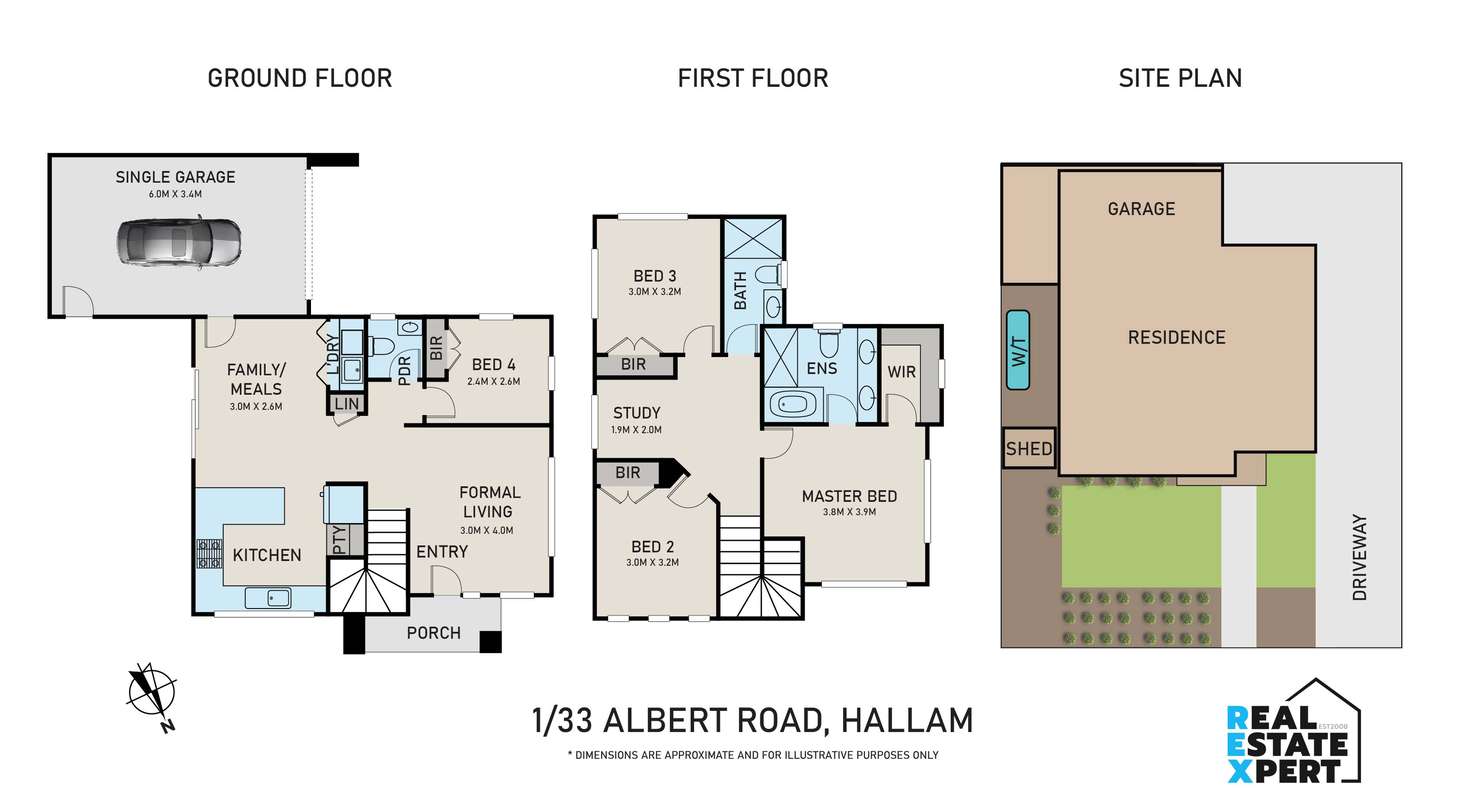 Floorplan of Homely house listing, 1/33 Albert Road, Hallam VIC 3803