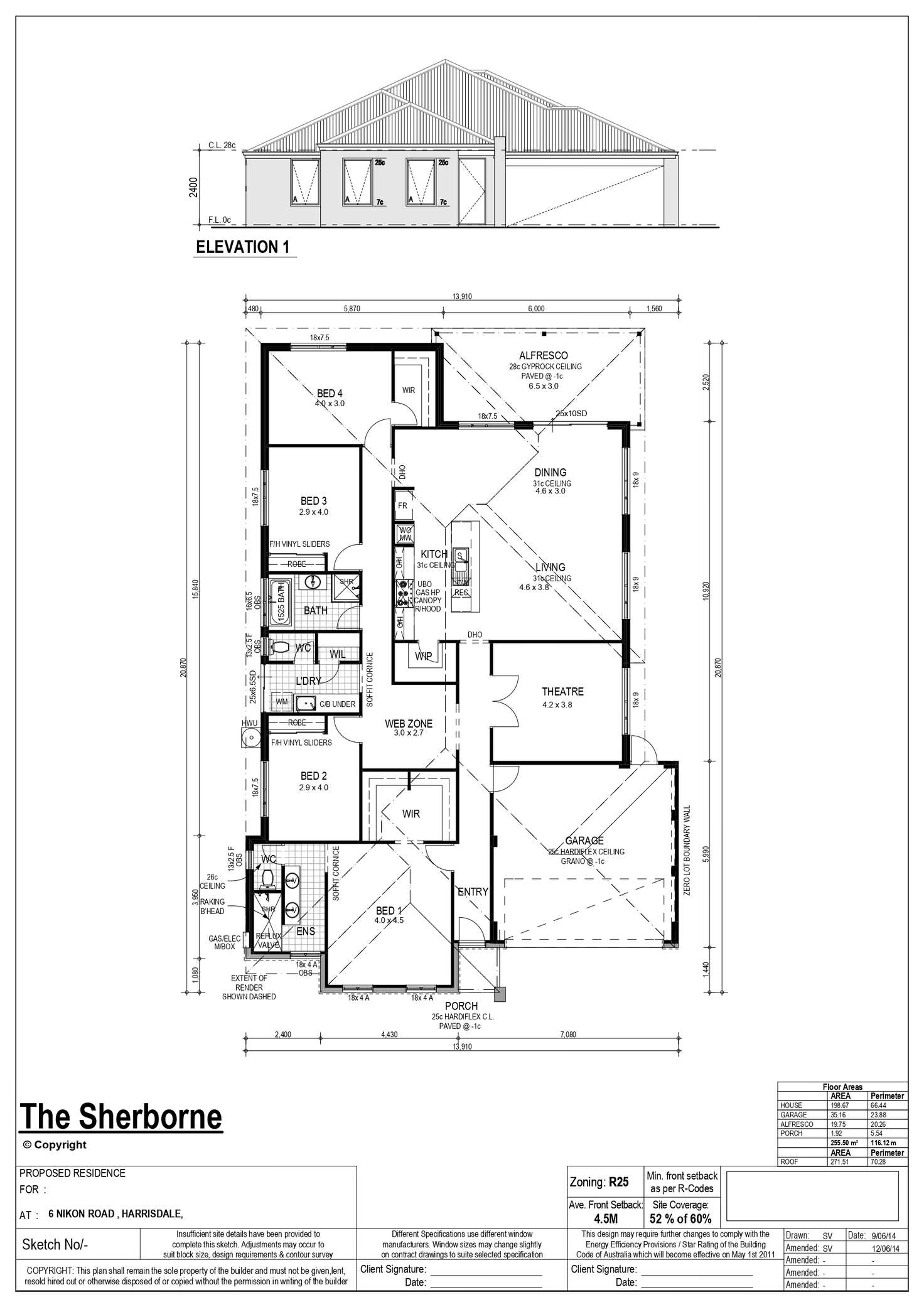 Floorplan of Homely house listing, 6 Nikon Road, Harrisdale WA 6112
