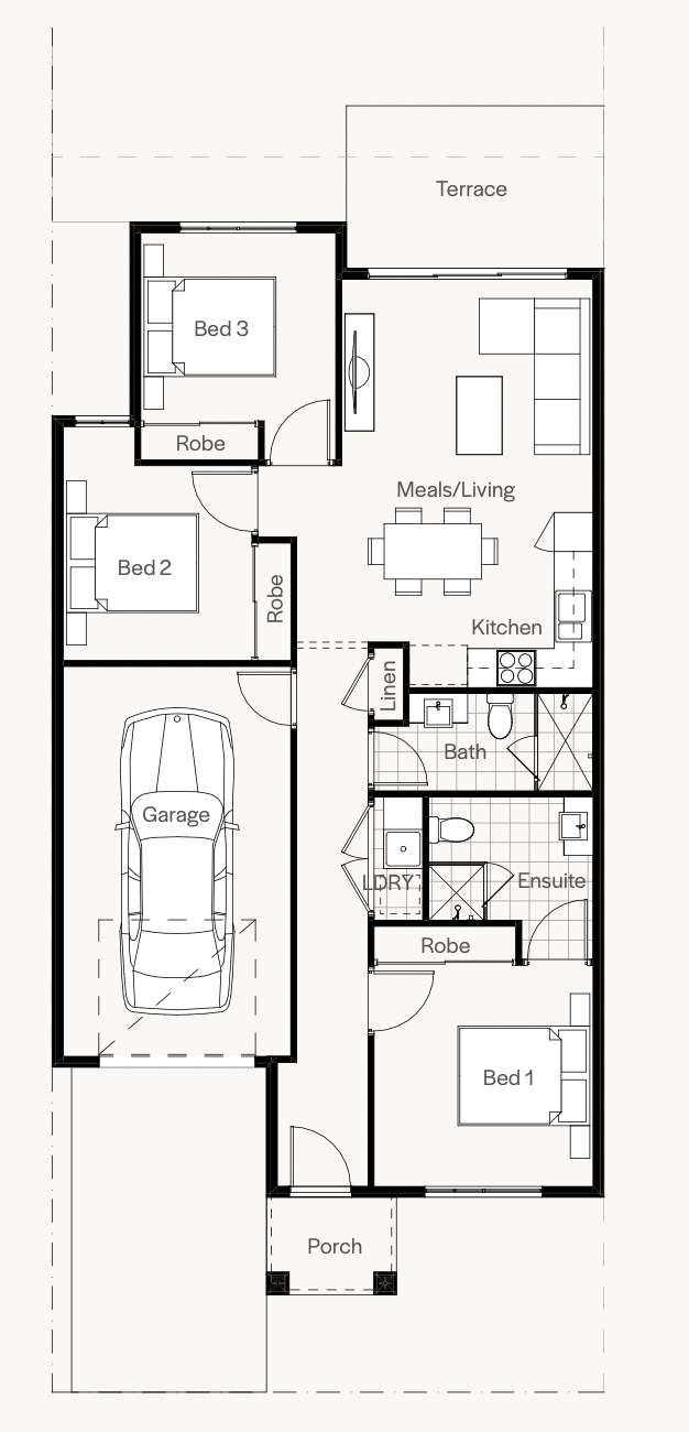 Floorplan of Homely house listing, Lot 2624 California Street, Clyde VIC 3978