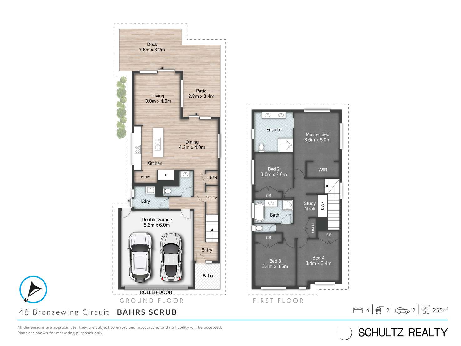 Floorplan of Homely house listing, 48 Bronzewing Circuit, Bahrs Scrub QLD 4207
