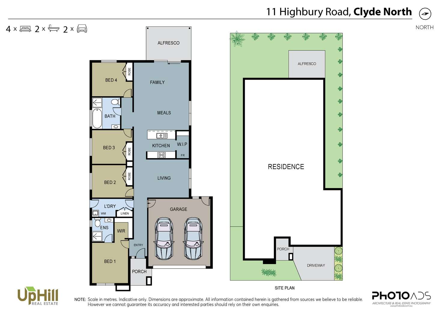 Floorplan of Homely house listing, 11 Highbury Road, Clyde North VIC 3978